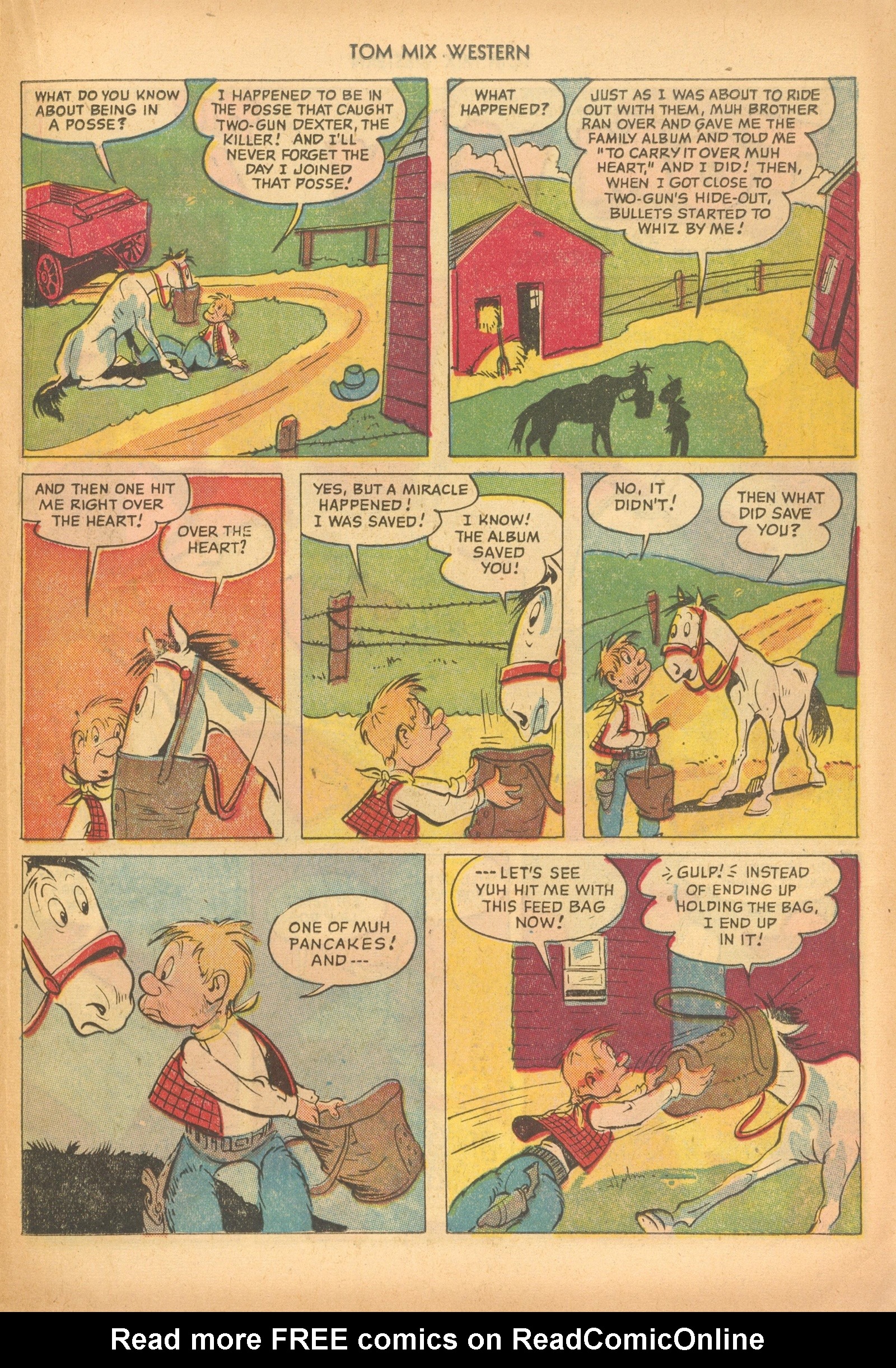 Read online Tom Mix Western (1948) comic -  Issue #53 - 15