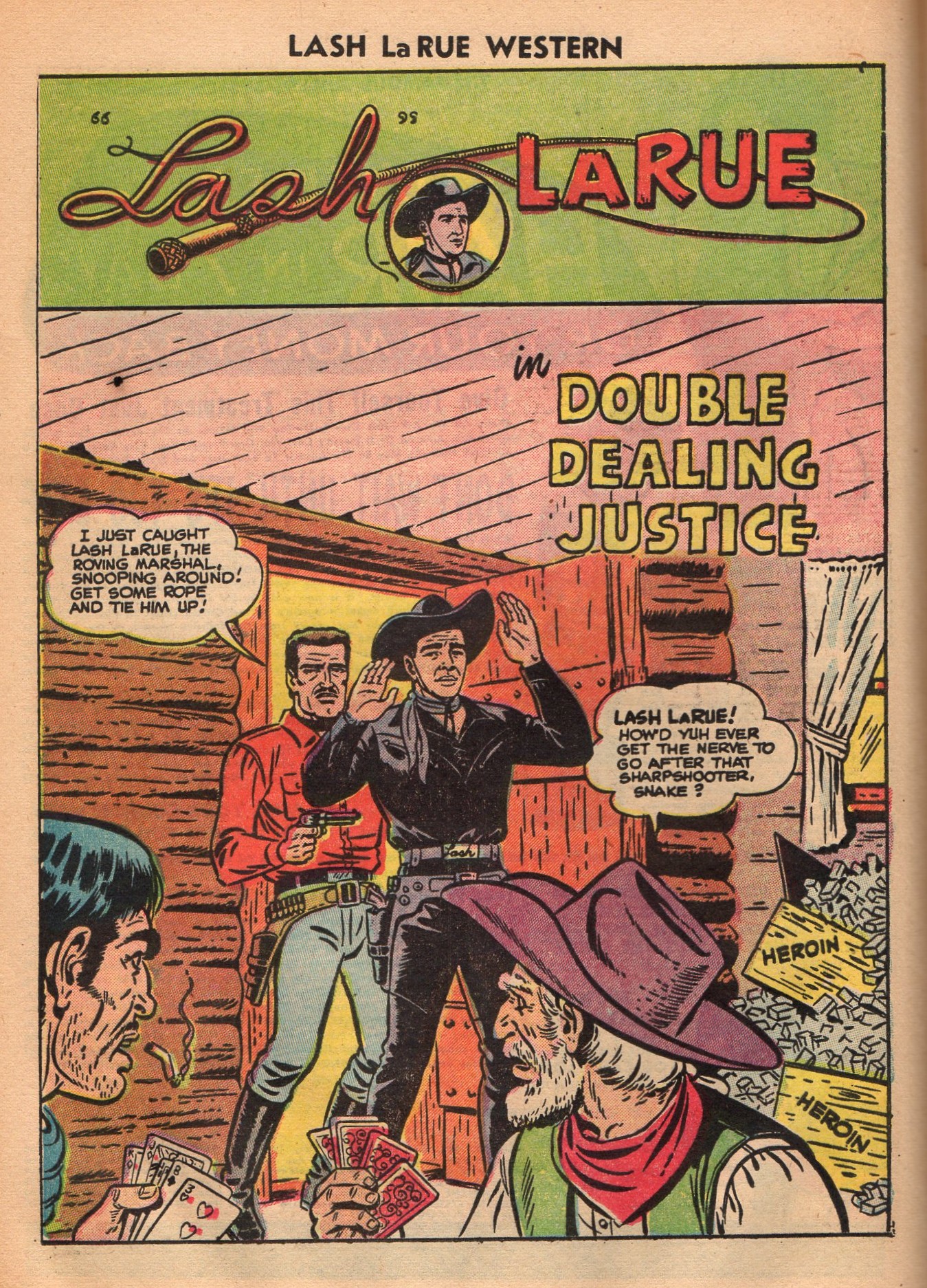 Read online Lash Larue Western (1949) comic -  Issue #52 - 16