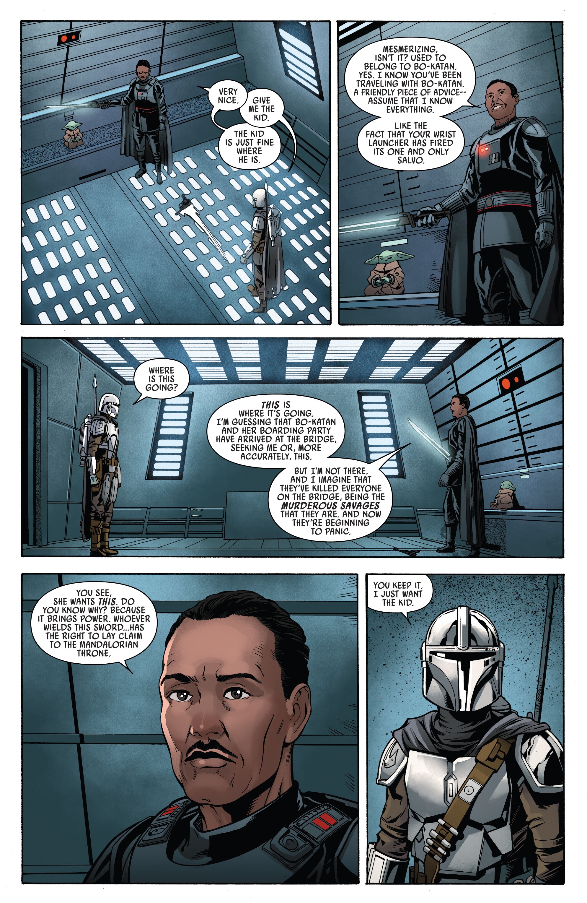 Read online Star Wars: The Mandalorian Season 2 comic -  Issue #8 - 22