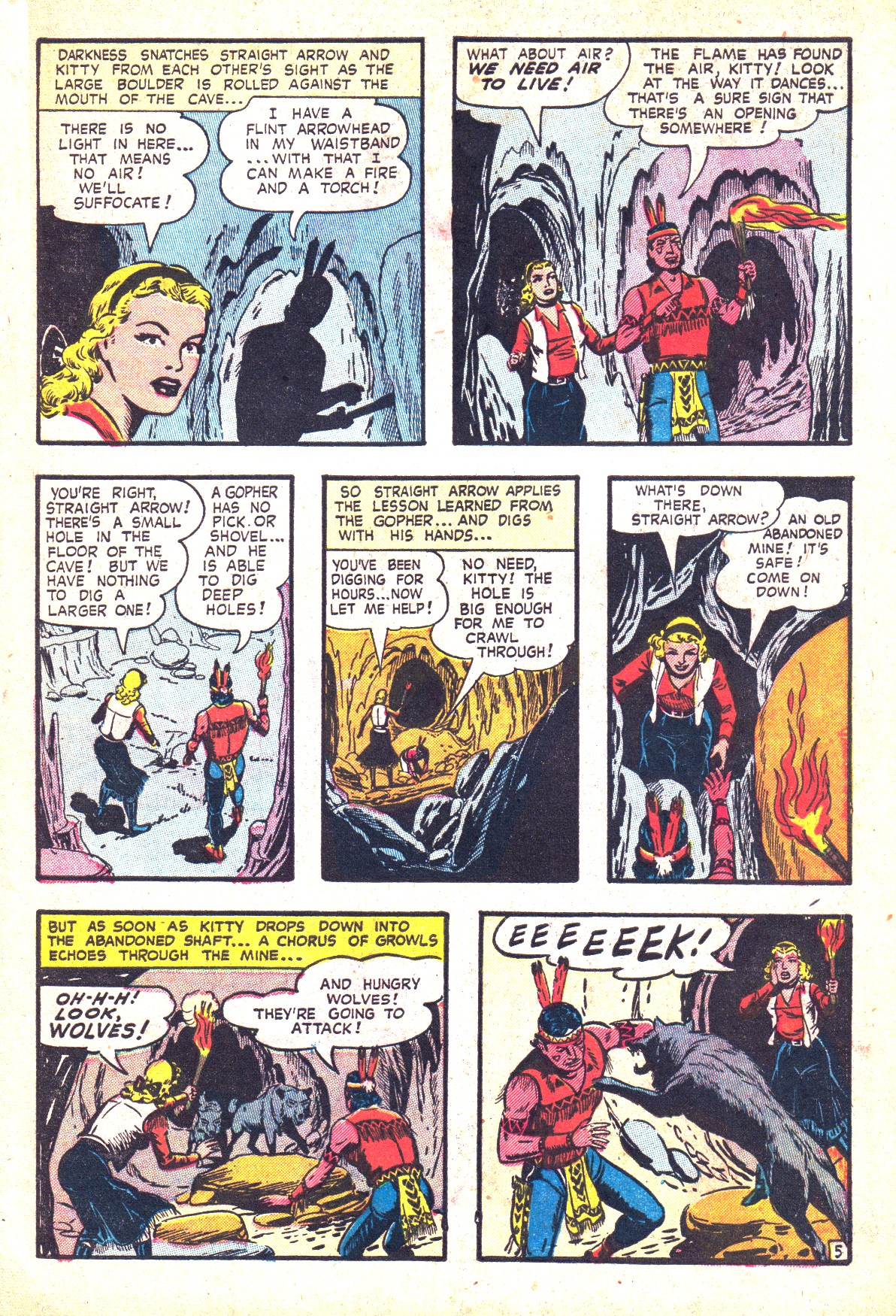 Read online Straight Arrow comic -  Issue #38 - 7