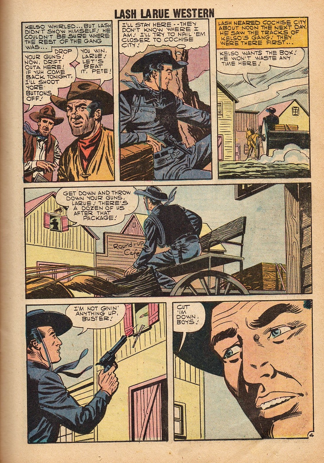 Read online Lash Larue Western (1949) comic -  Issue #67 - 25