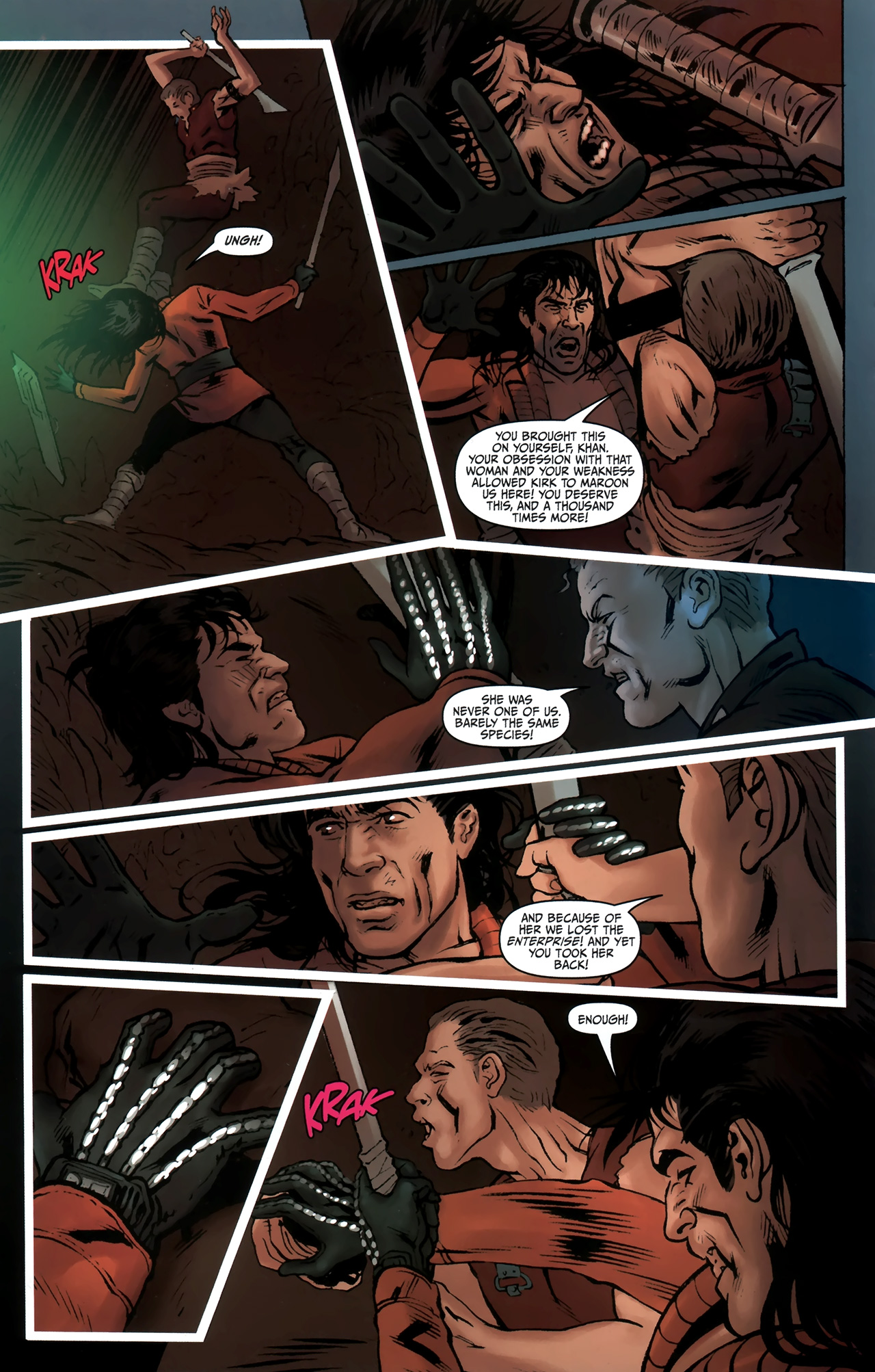 Read online Star Trek: Khan Ruling in Hell comic -  Issue #4 - 16