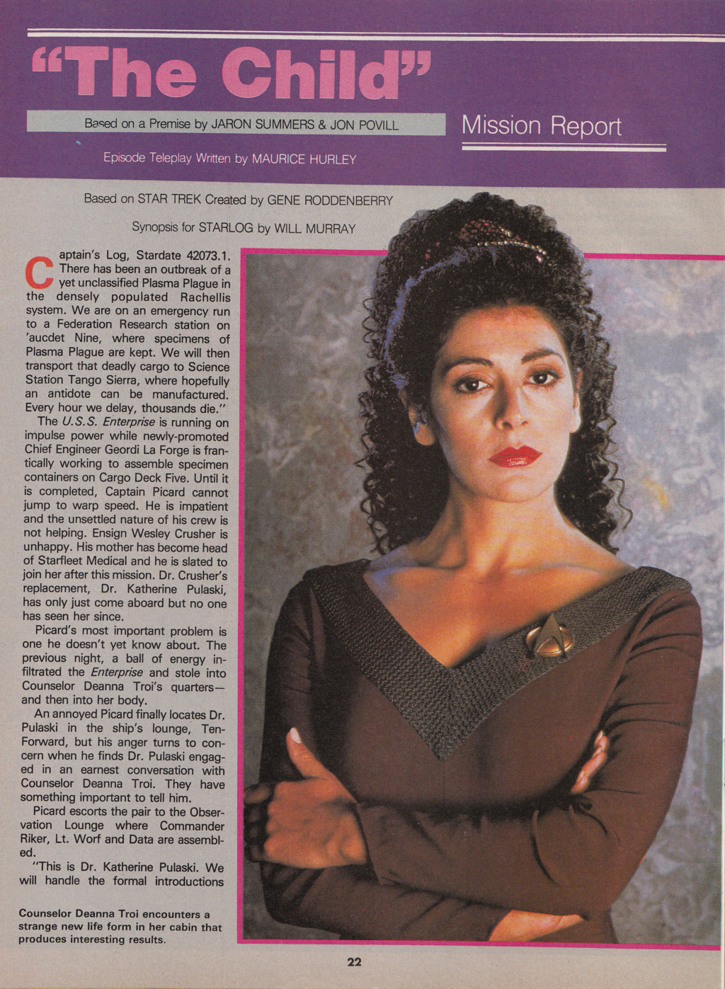 Read online Star Trek The Next Generation (1990) comic -  Issue #14 - 22