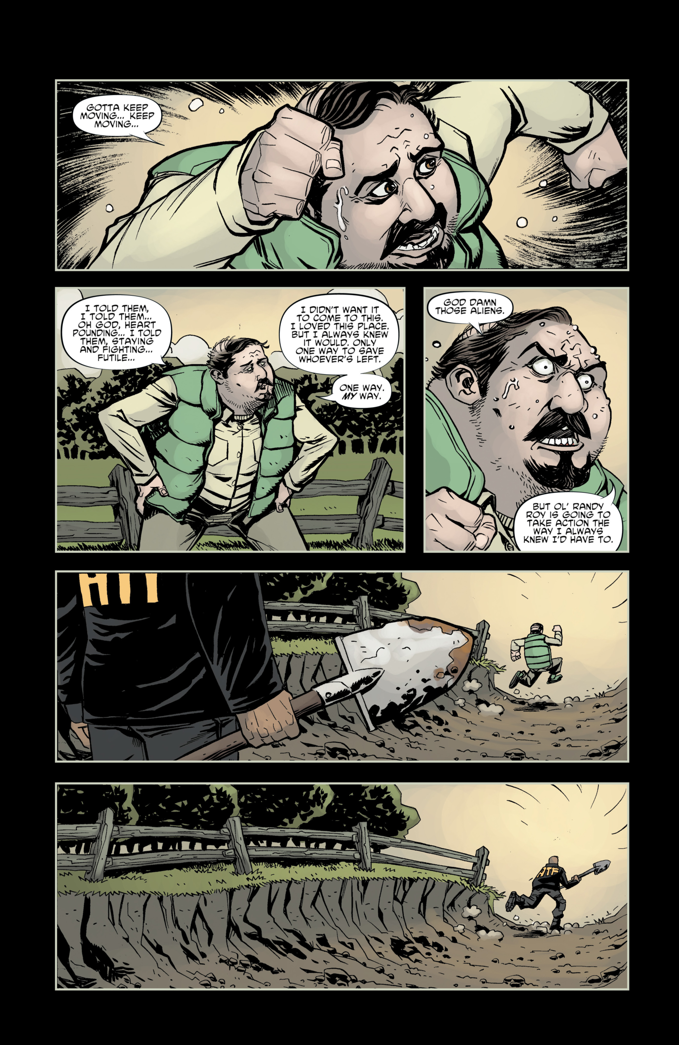 Read online The Colonized: Zombies vs. Aliens comic -  Issue # TPB - 53