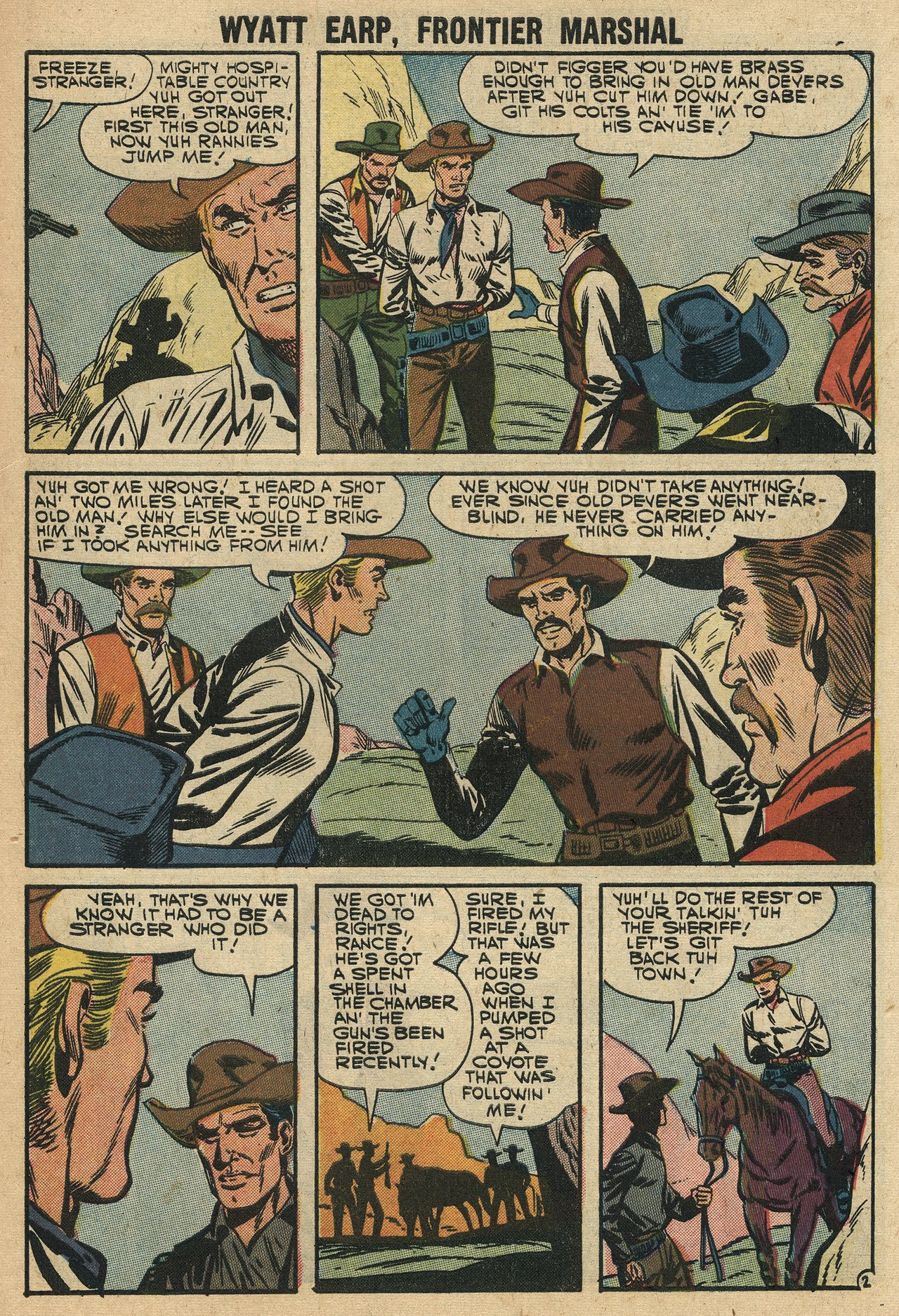 Read online Wyatt Earp Frontier Marshal comic -  Issue #18 - 27