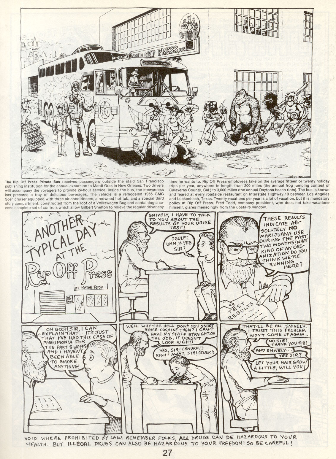 Read online Rip Off Comix comic -  Issue #21 - 29
