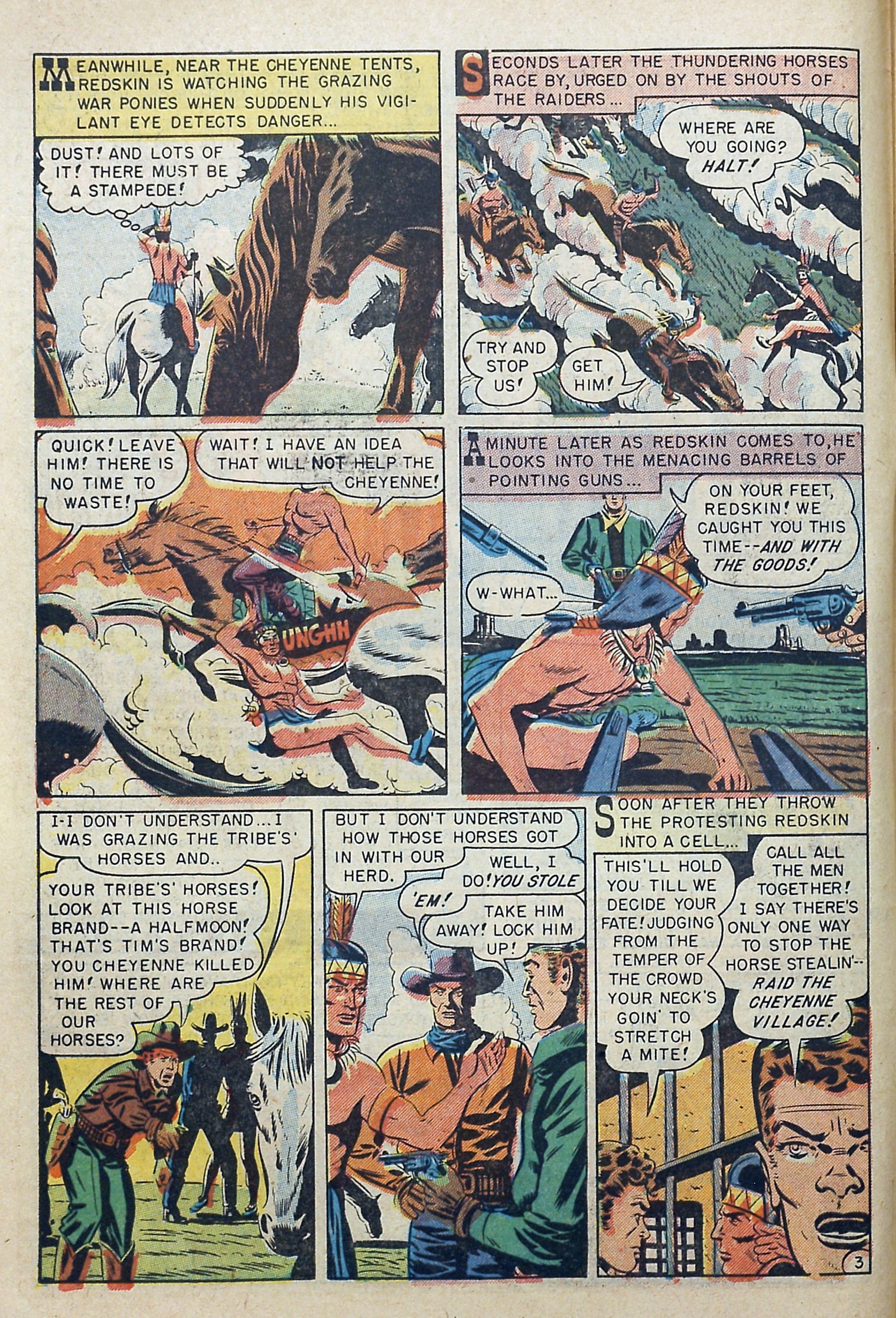 Read online Redskin comic -  Issue #1 - 6