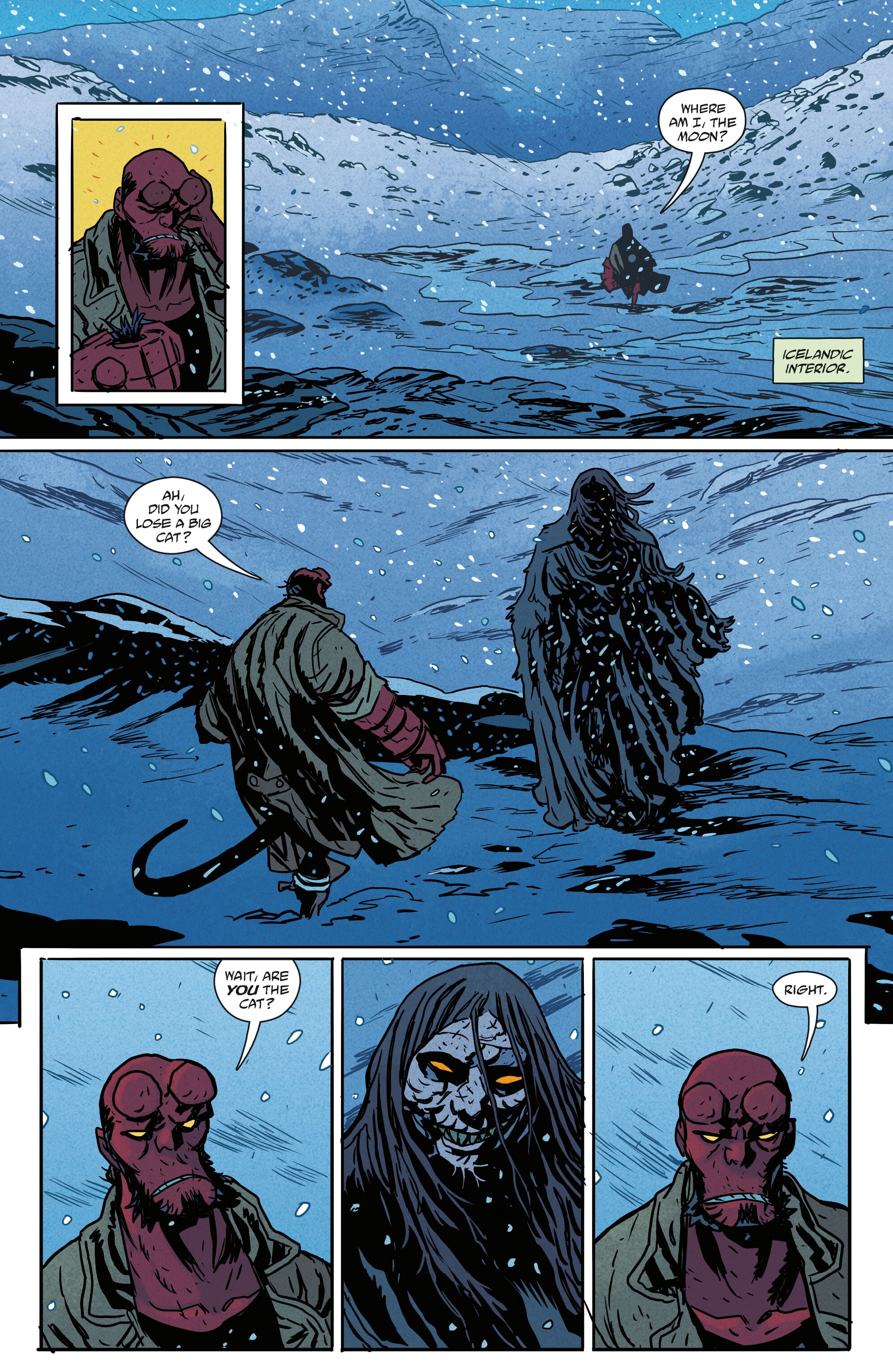 Read online Hellboy Winter Special: The Yule Cat comic -  Issue # Full - 12