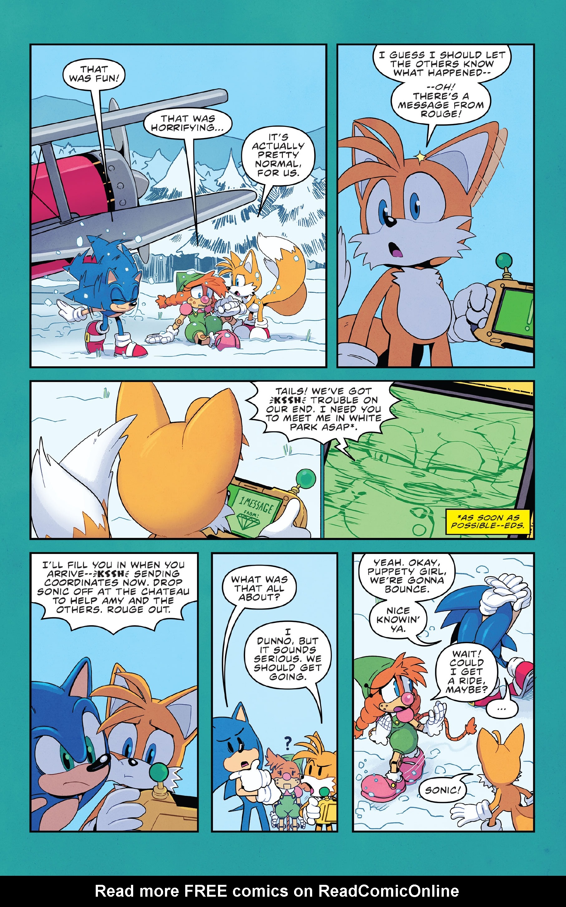 Read online Sonic the Hedgehog: Sonic & Tails: Best Buds Forever comic -  Issue # TPB - 78