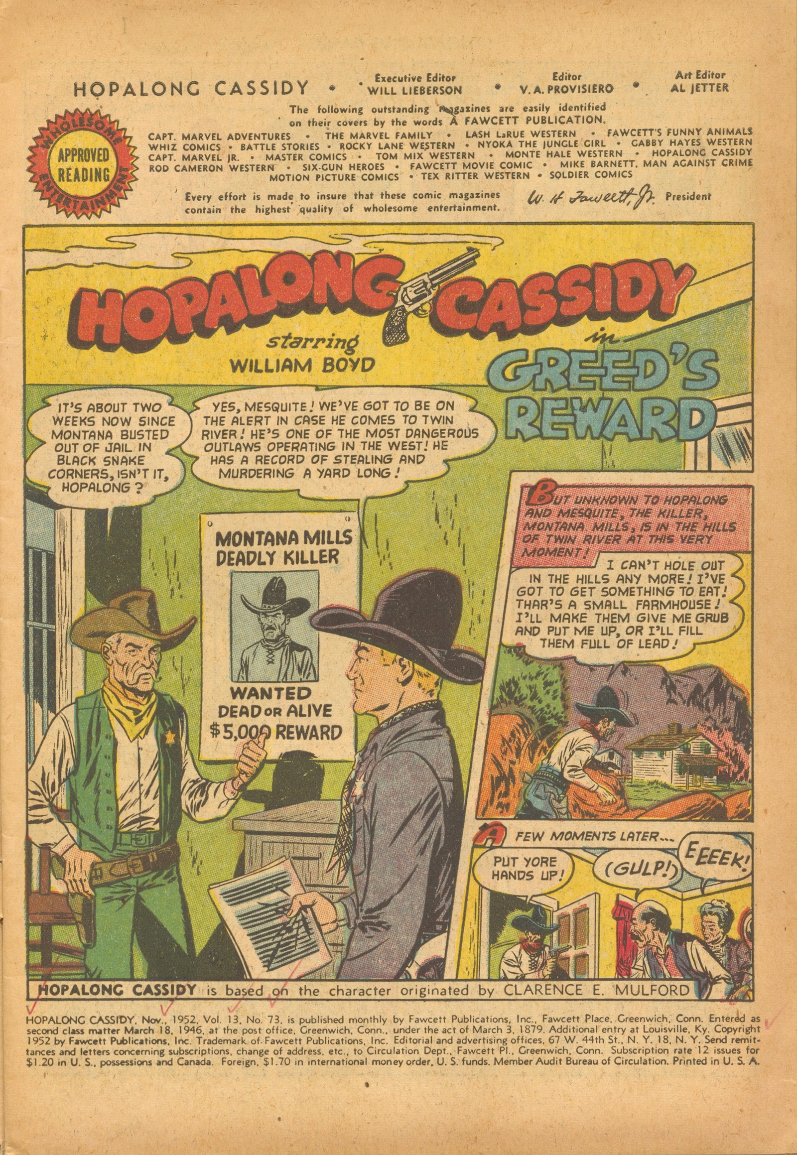 Read online Hopalong Cassidy comic -  Issue #73 - 3