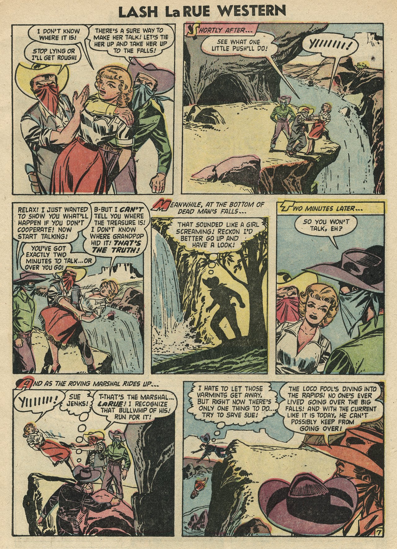 Read online Lash Larue Western (1949) comic -  Issue #47 - 9