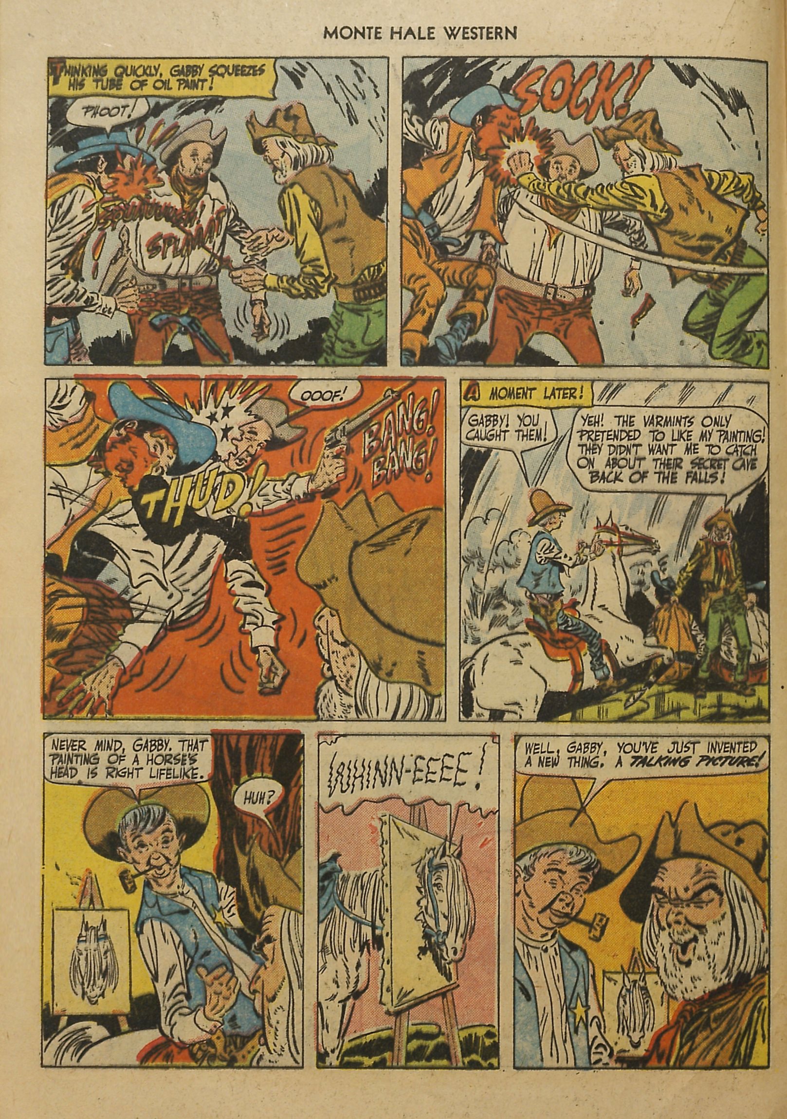 Read online Monte Hale Western comic -  Issue #52 - 16