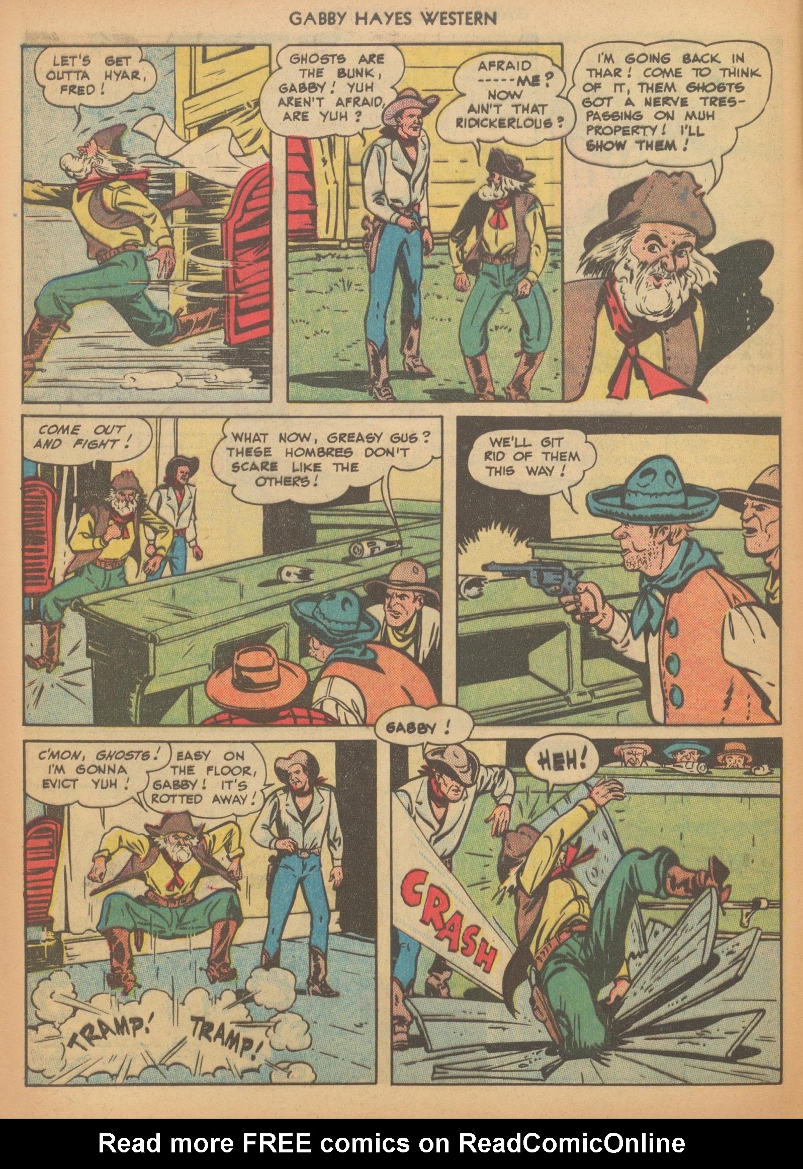Read online Gabby Hayes Western comic -  Issue #6 - 28