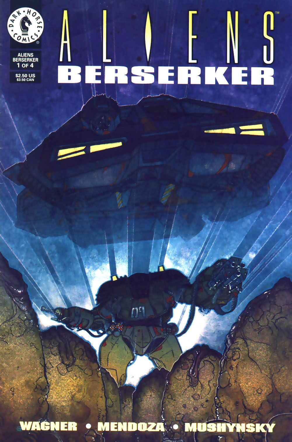 Read online Aliens: Berserker comic -  Issue #1 - 1