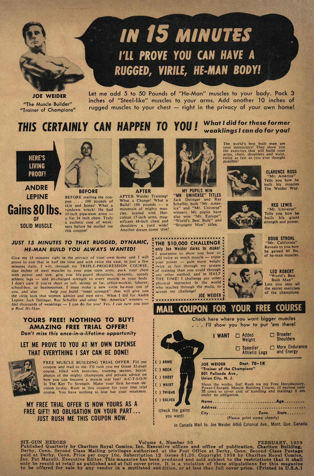 Read online Six-Gun Heroes comic -  Issue #50 - 2