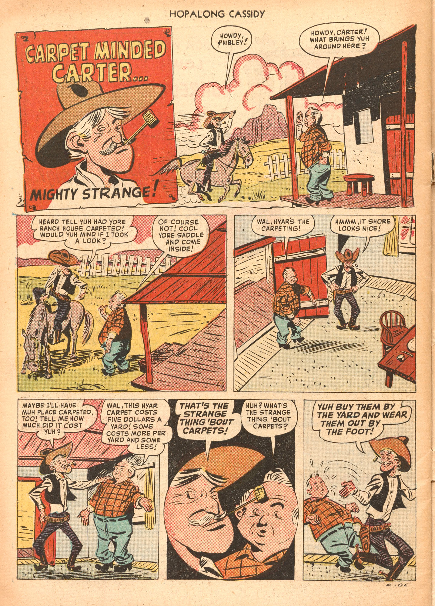 Read online Hopalong Cassidy comic -  Issue #47 - 50