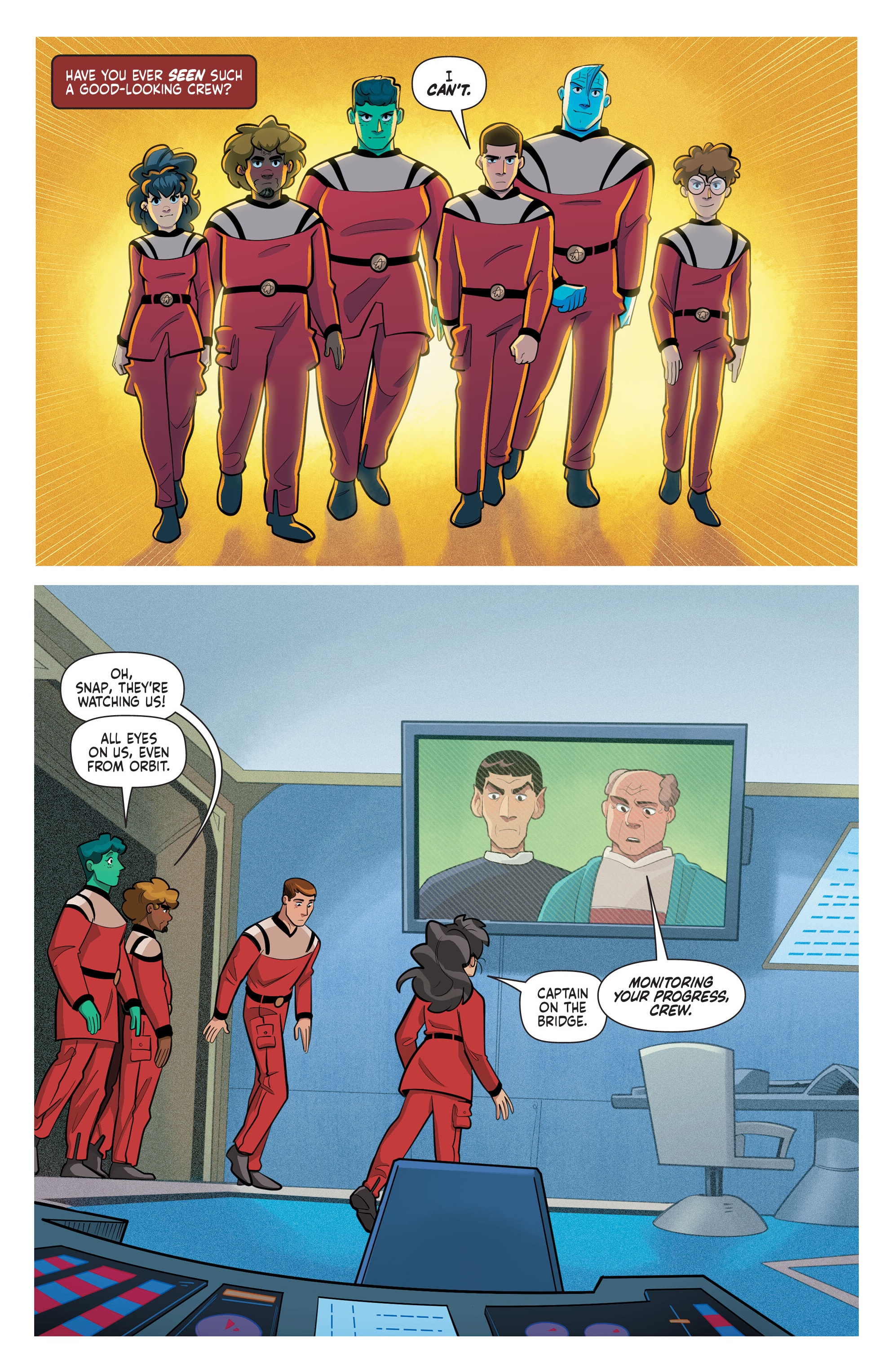 Read online Star Trek: Picard's Academy comic -  Issue #4 - 8