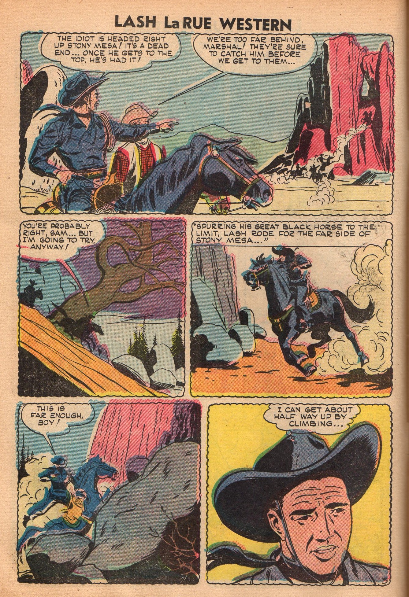 Read online Lash Larue Western (1949) comic -  Issue #52 - 8