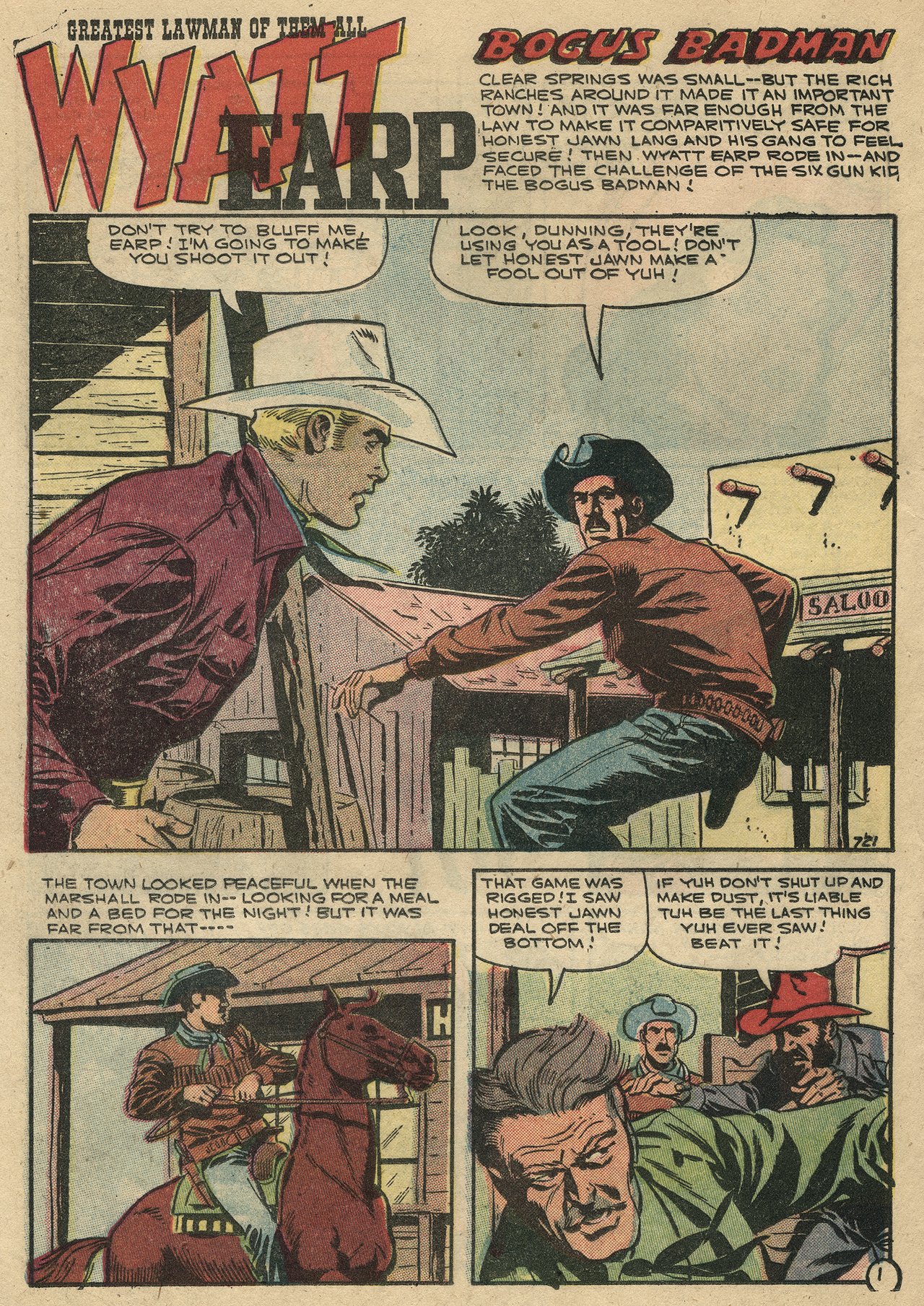 Read online Wyatt Earp Frontier Marshal comic -  Issue #13 - 24