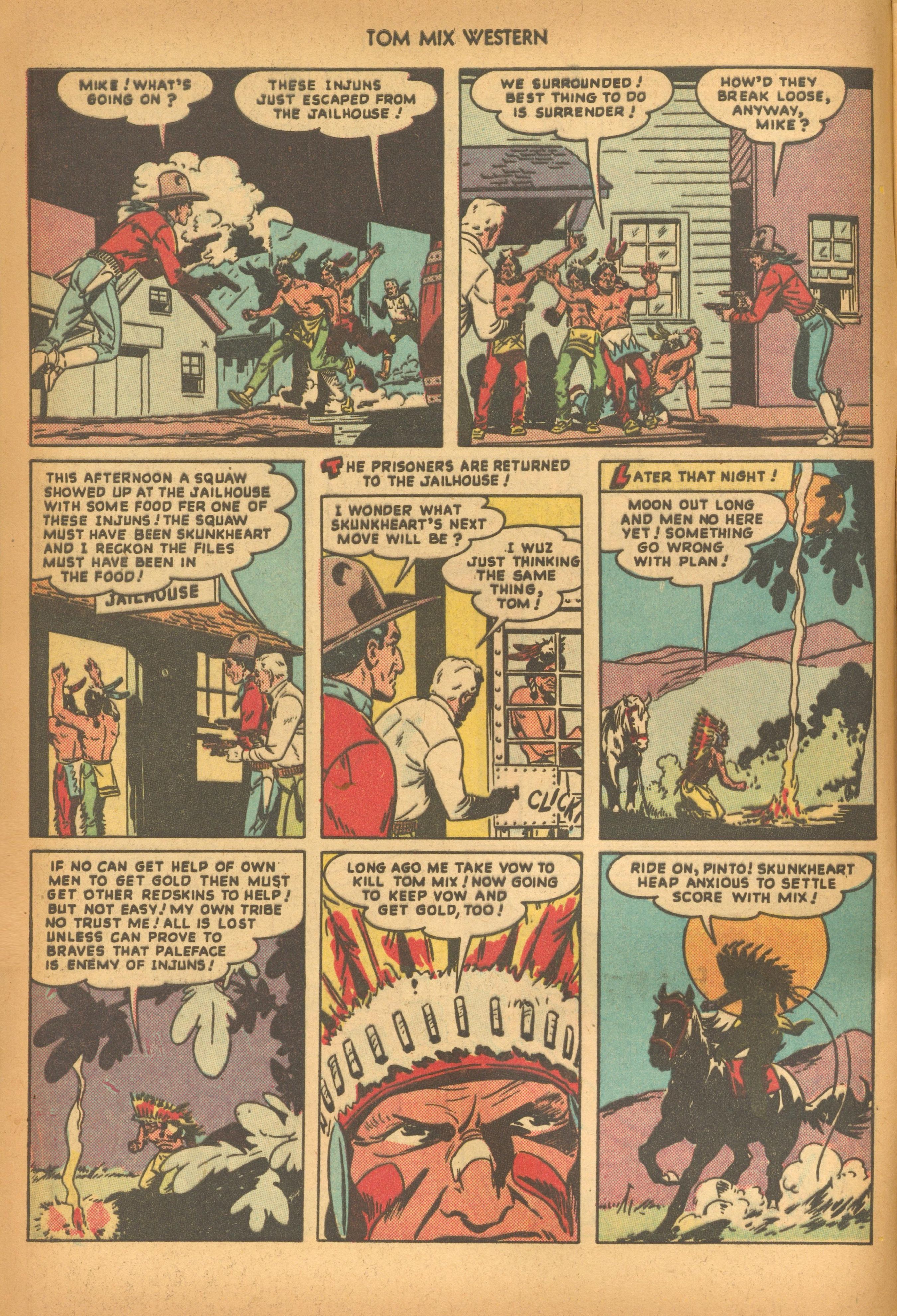 Read online Tom Mix Western (1948) comic -  Issue #18 - 8