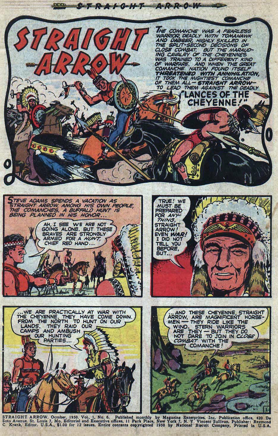 Read online Straight Arrow comic -  Issue #6 - 4