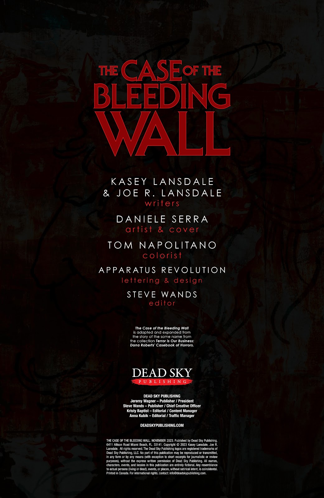 The Case of the Bleeding Wall issue 3 - Page 2