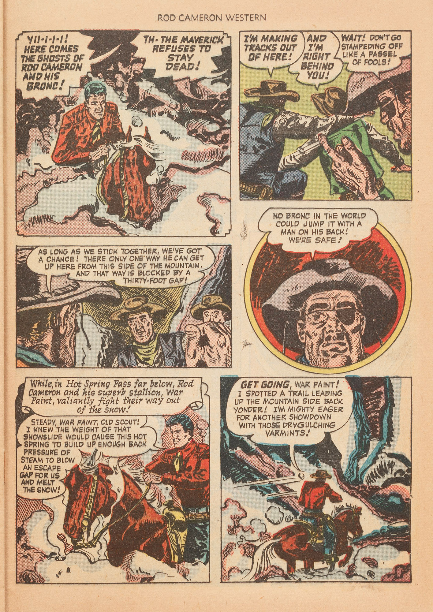 Read online Rod Cameron Western comic -  Issue #7 - 25