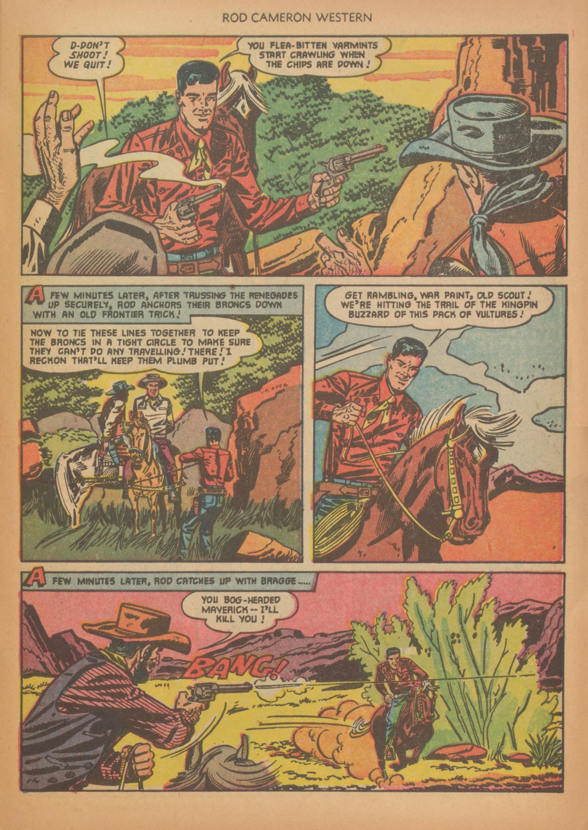 Read online Rod Cameron Western comic -  Issue #12 - 31