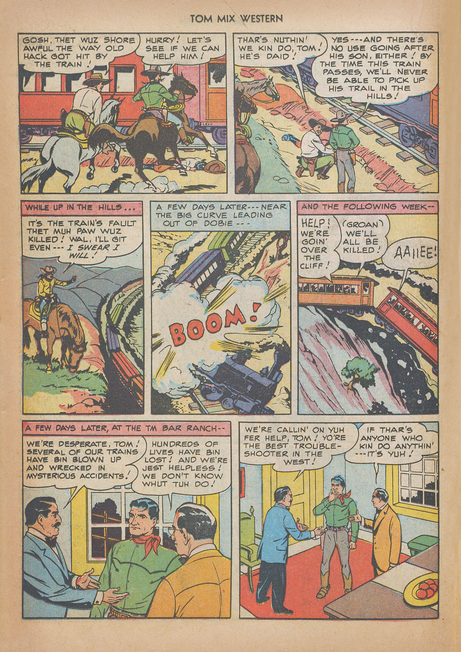 Read online Tom Mix Western (1948) comic -  Issue #12 - 26