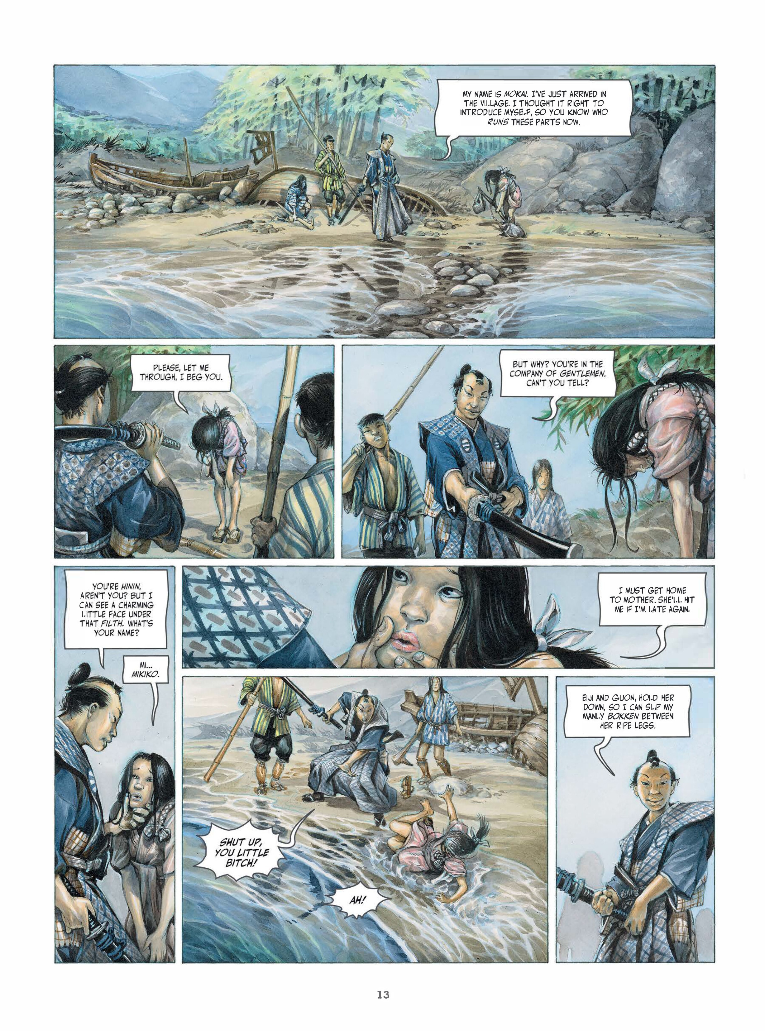 Read online Legends of the Pierced Veil: The Mask of Fudo comic -  Issue # TPB (Part 1) - 13