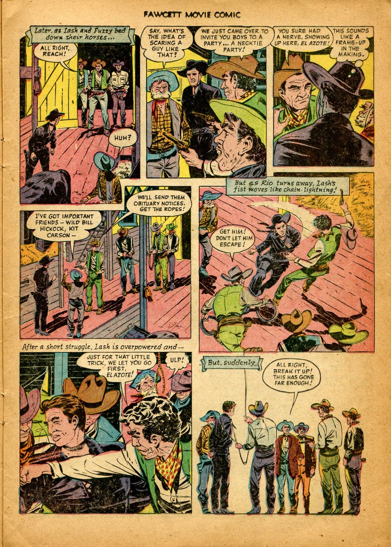 Read online Fawcett Movie Comic comic -  Issue #8 - 13