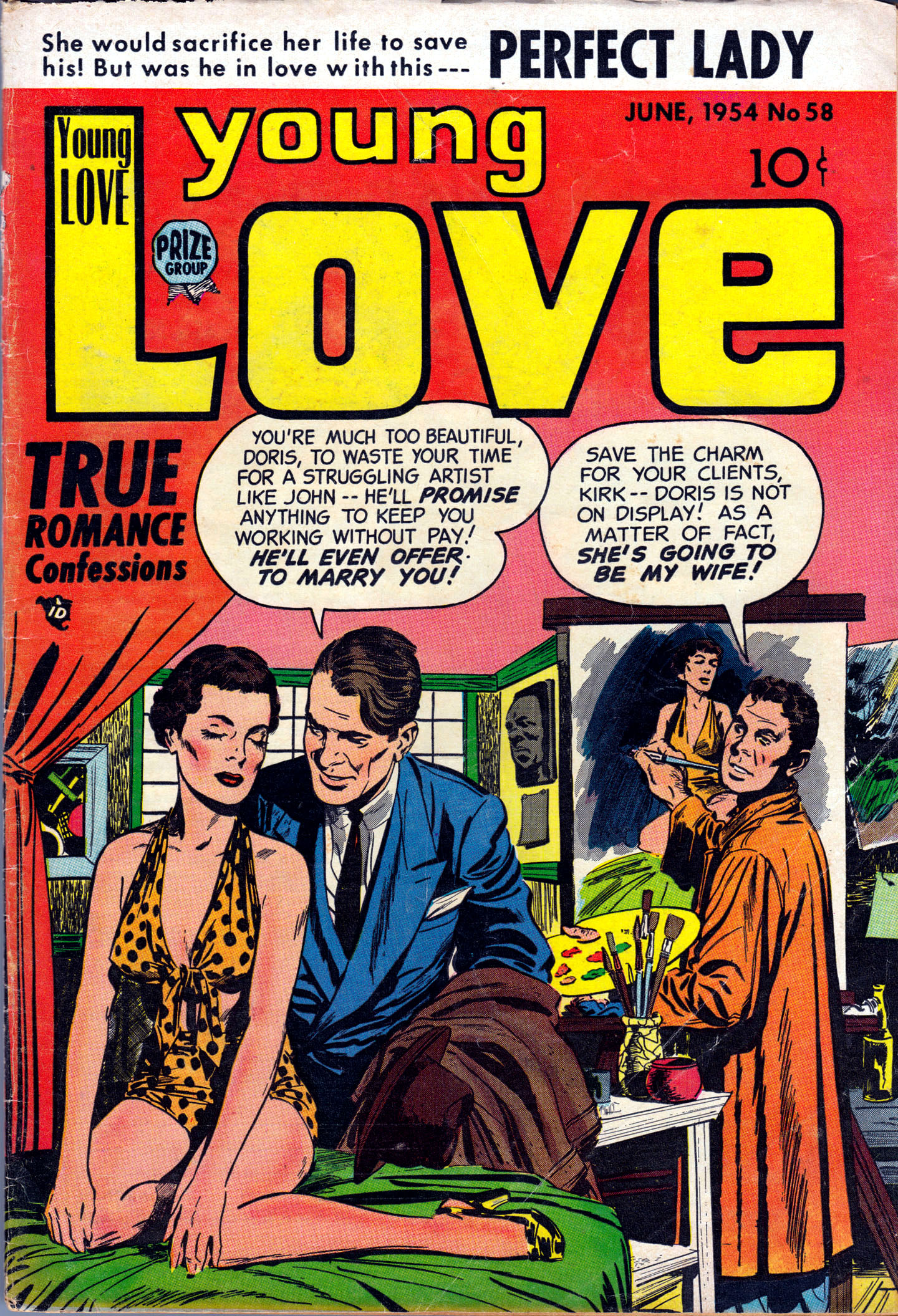 Read online Young Love (1949) comic -  Issue #58 - 1