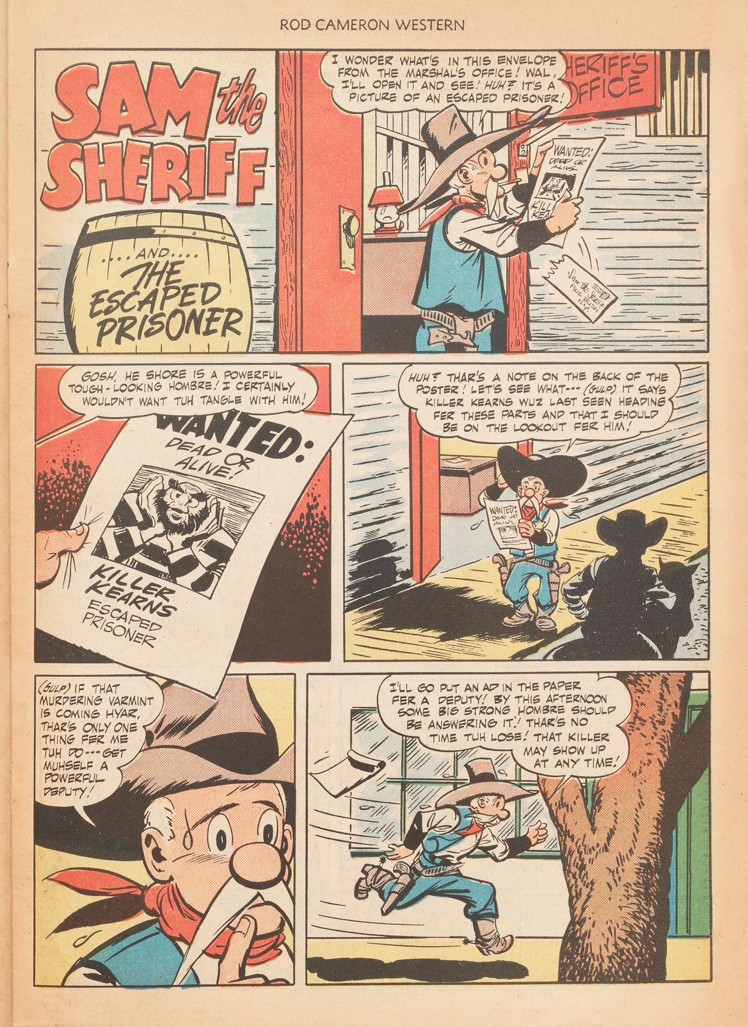 Read online Rod Cameron Western comic -  Issue #4 - 31