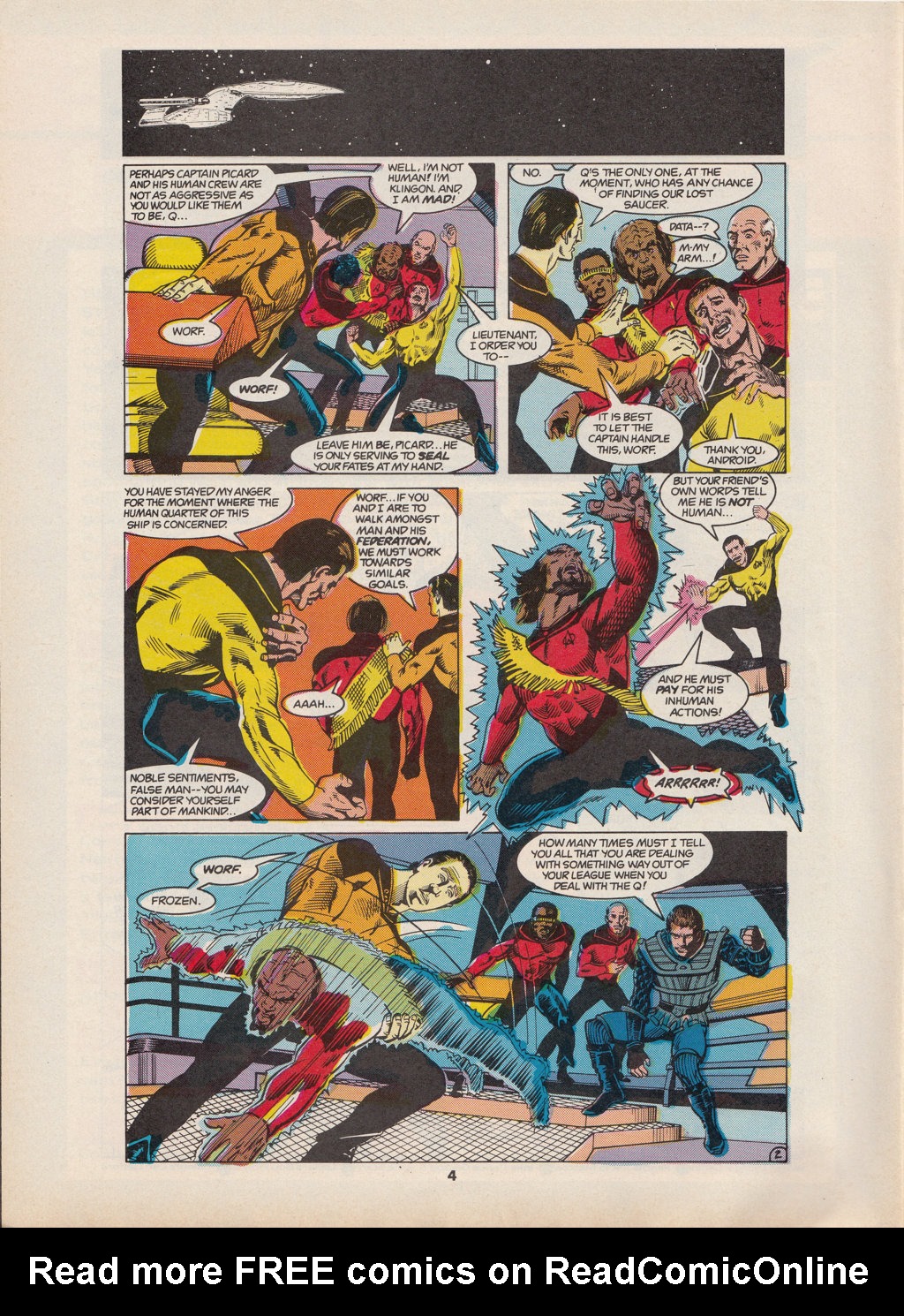 Read online Star Trek The Next Generation (1990) comic -  Issue #5 - 4