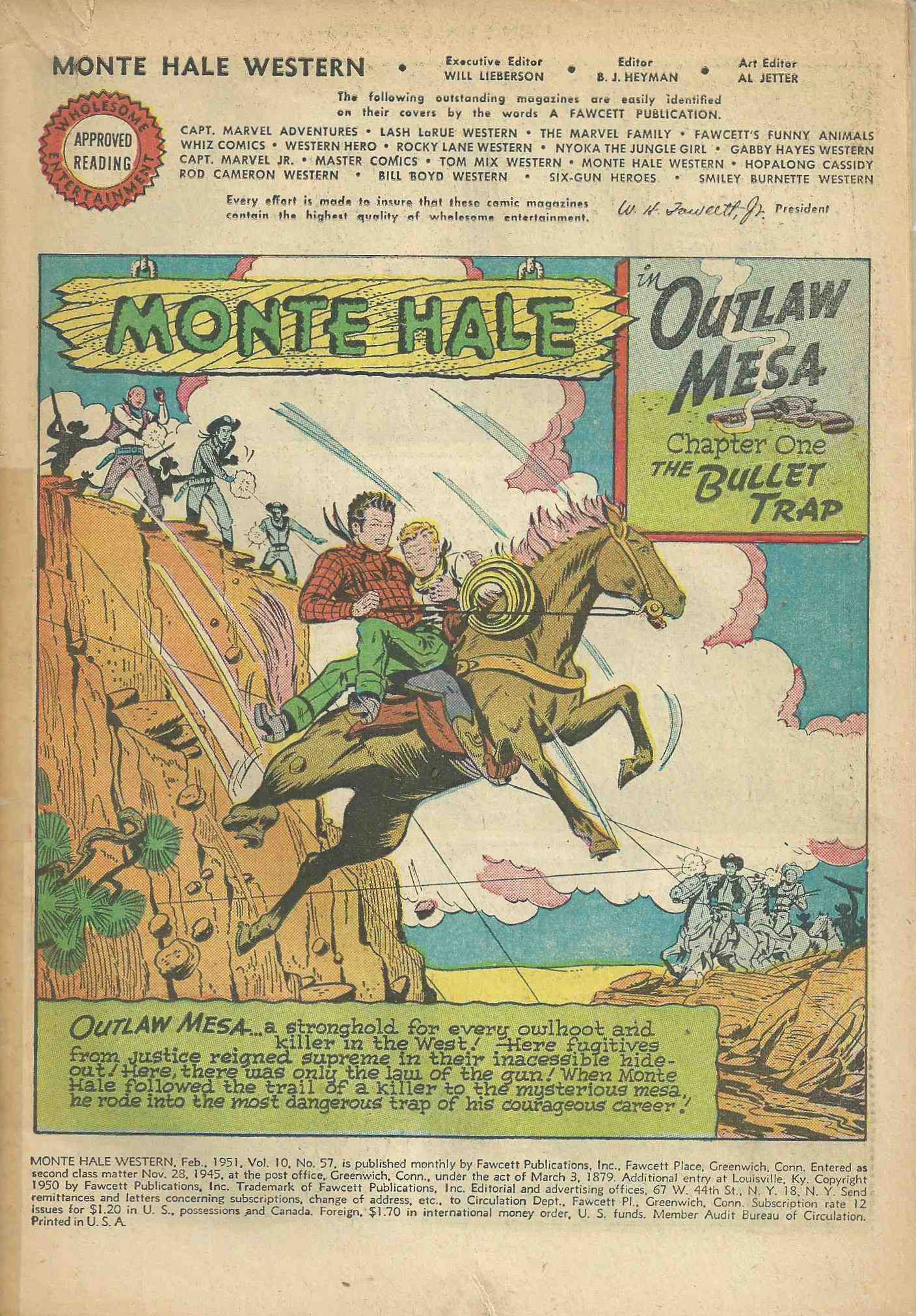 Read online Monte Hale Western comic -  Issue #57 - 3
