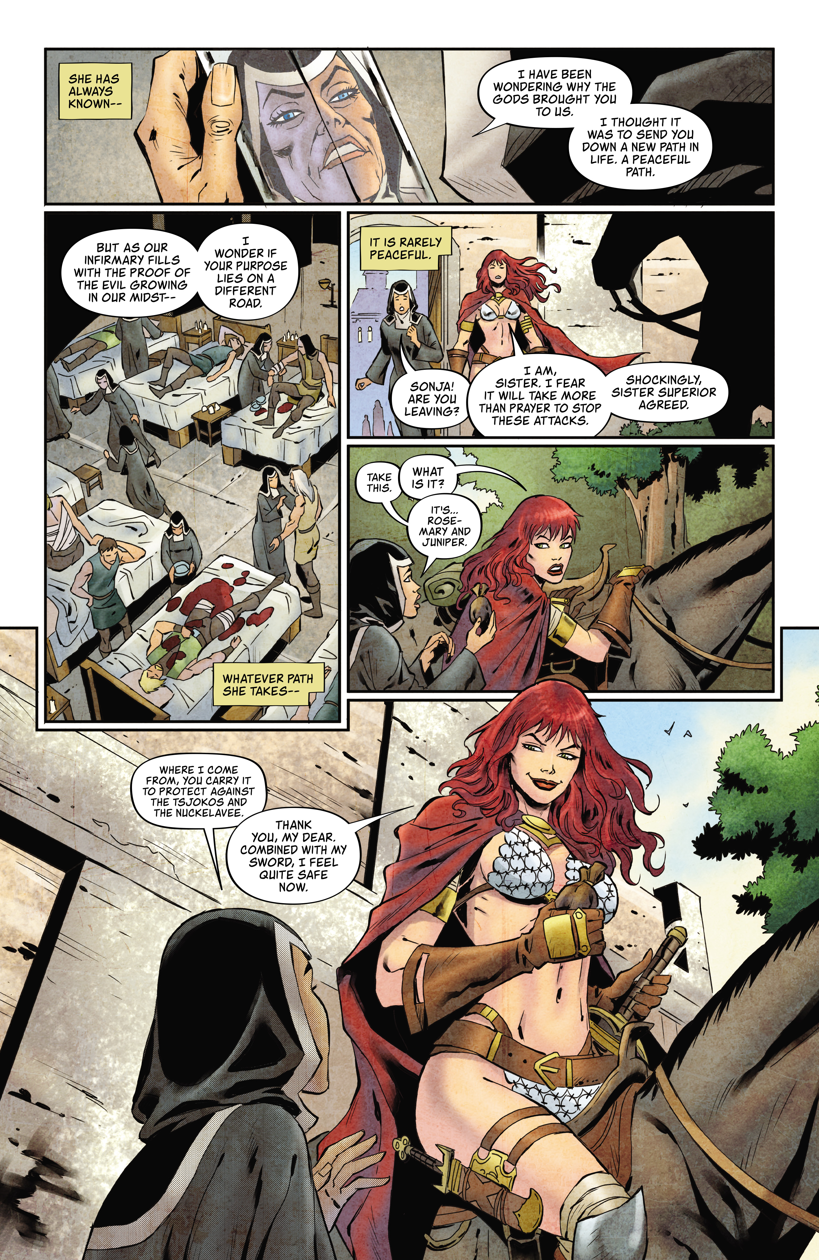 Read online Red Sonja (2023) comic -  Issue #7 - 12