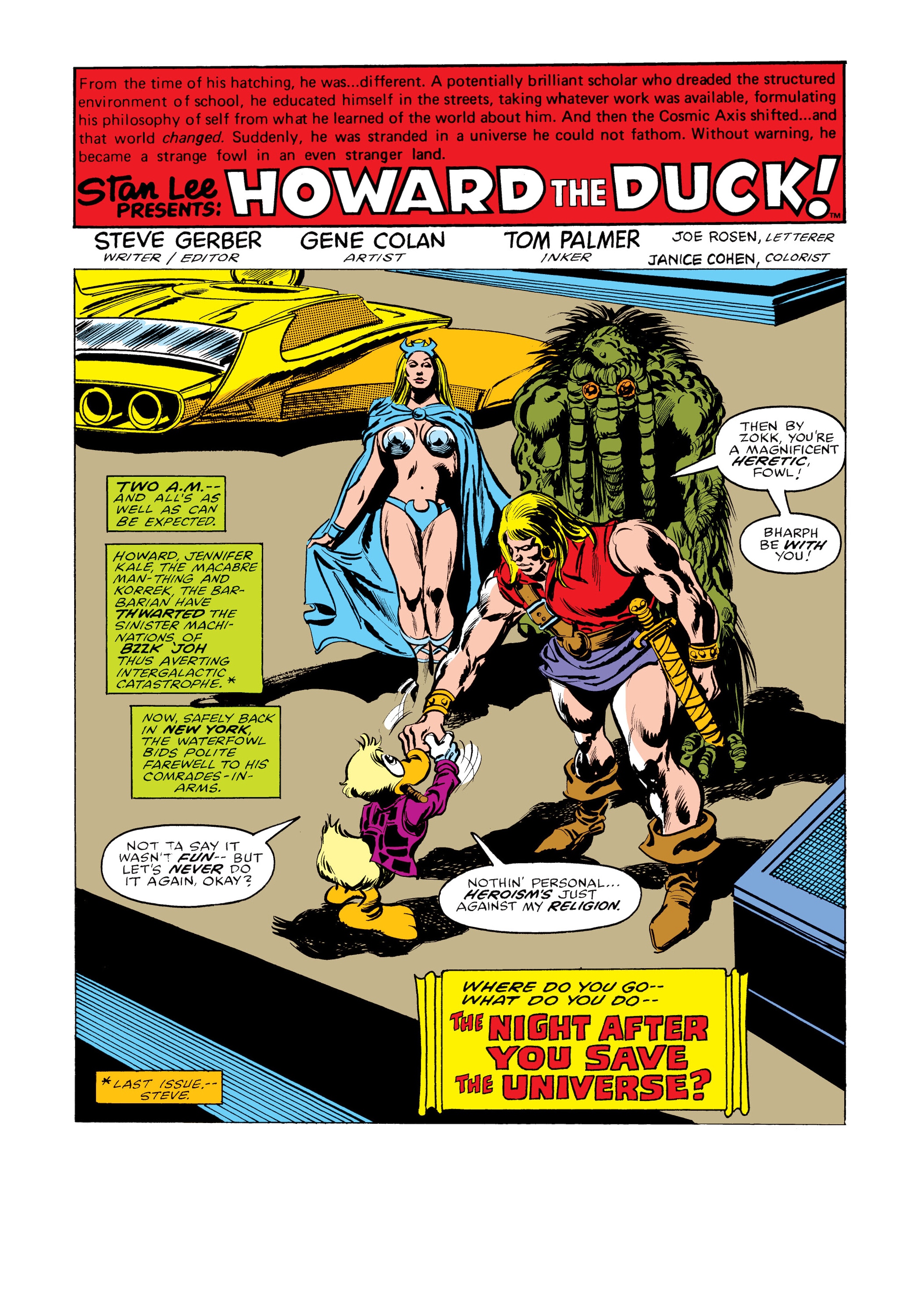Read online Marvel Masterworks: Howard the Duck comic -  Issue # TPB 2 (Part 2) - 100