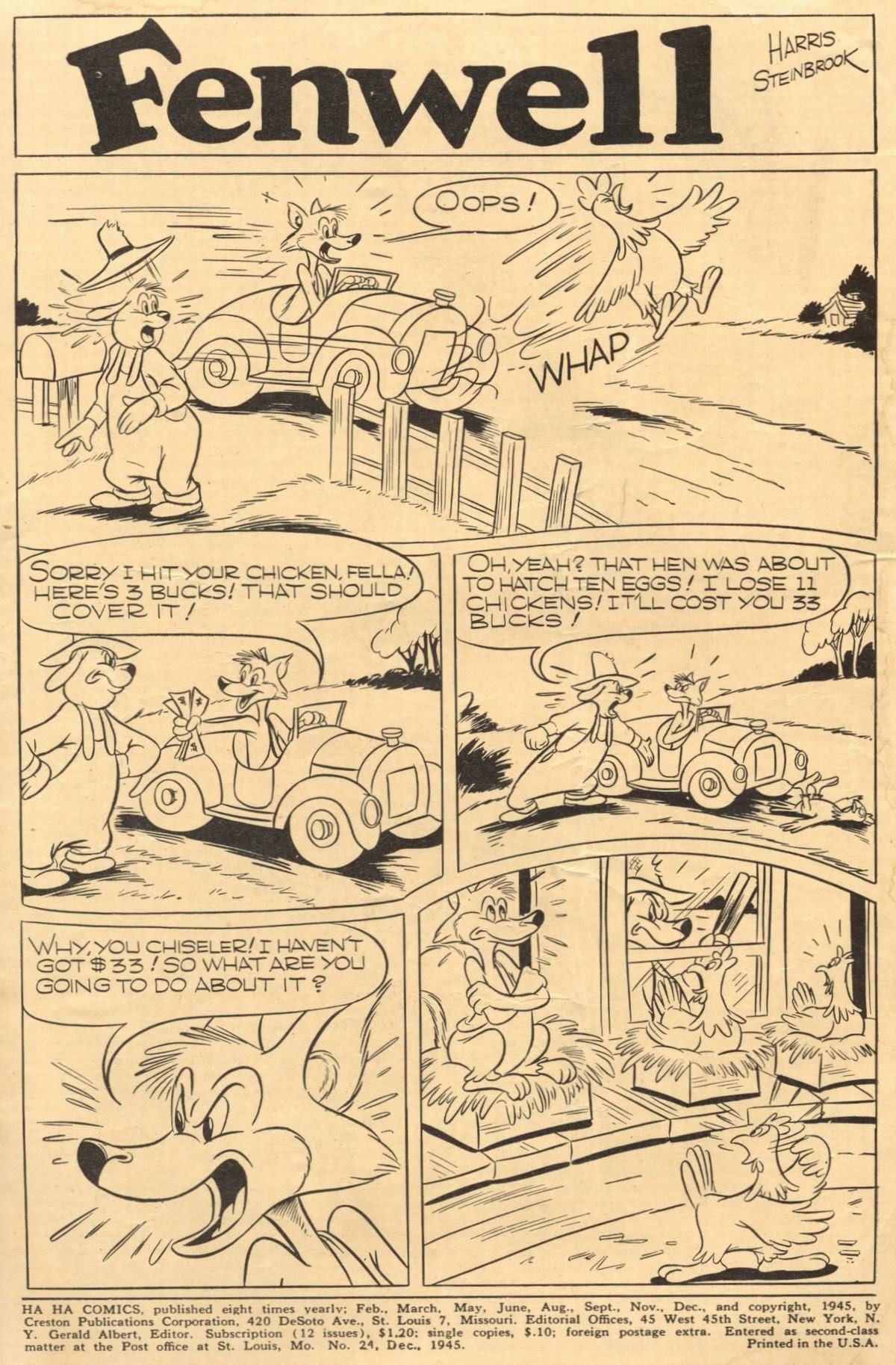 Read online Ha Ha Comics comic -  Issue #24 - 2