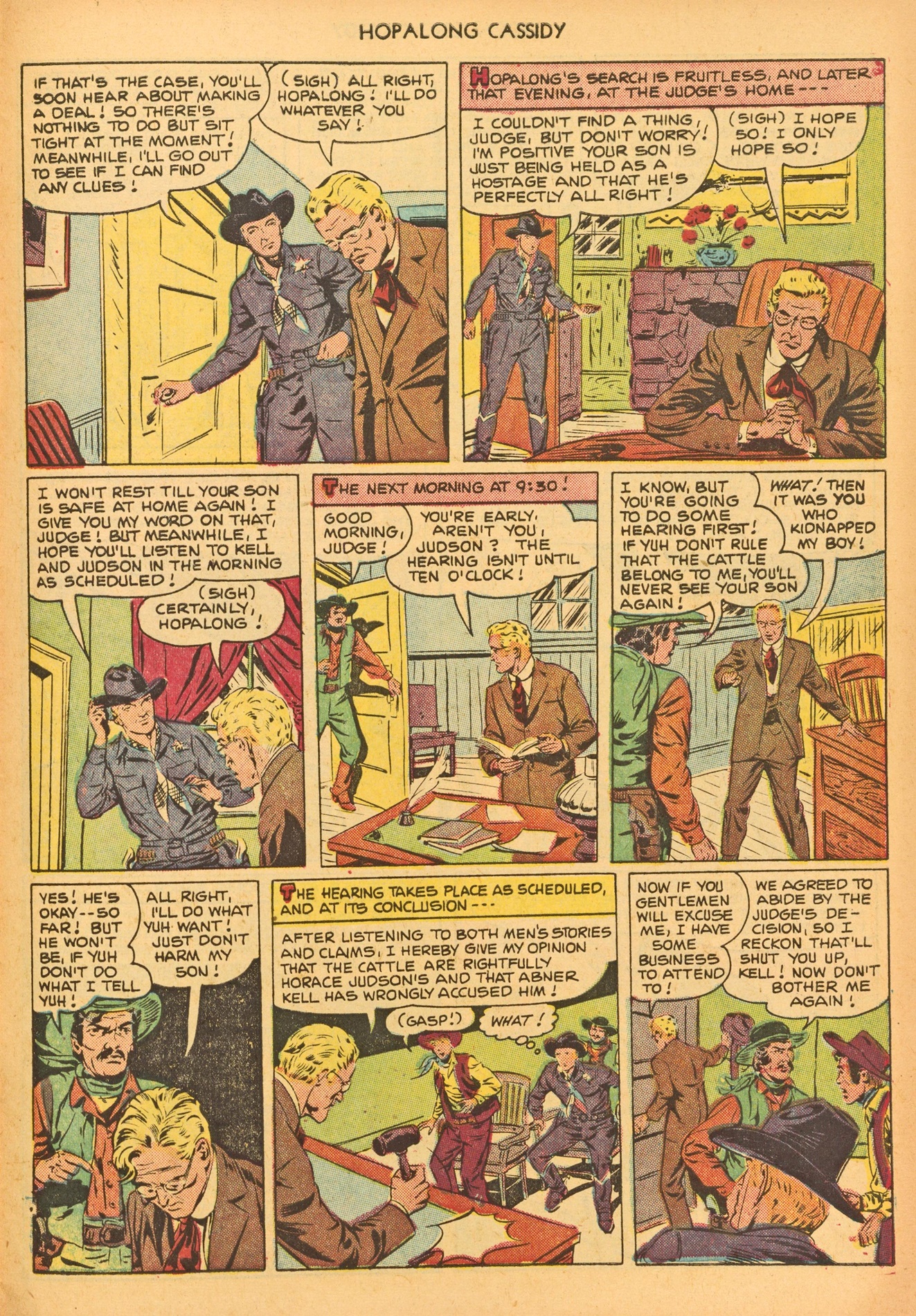 Read online Hopalong Cassidy comic -  Issue #62 - 27