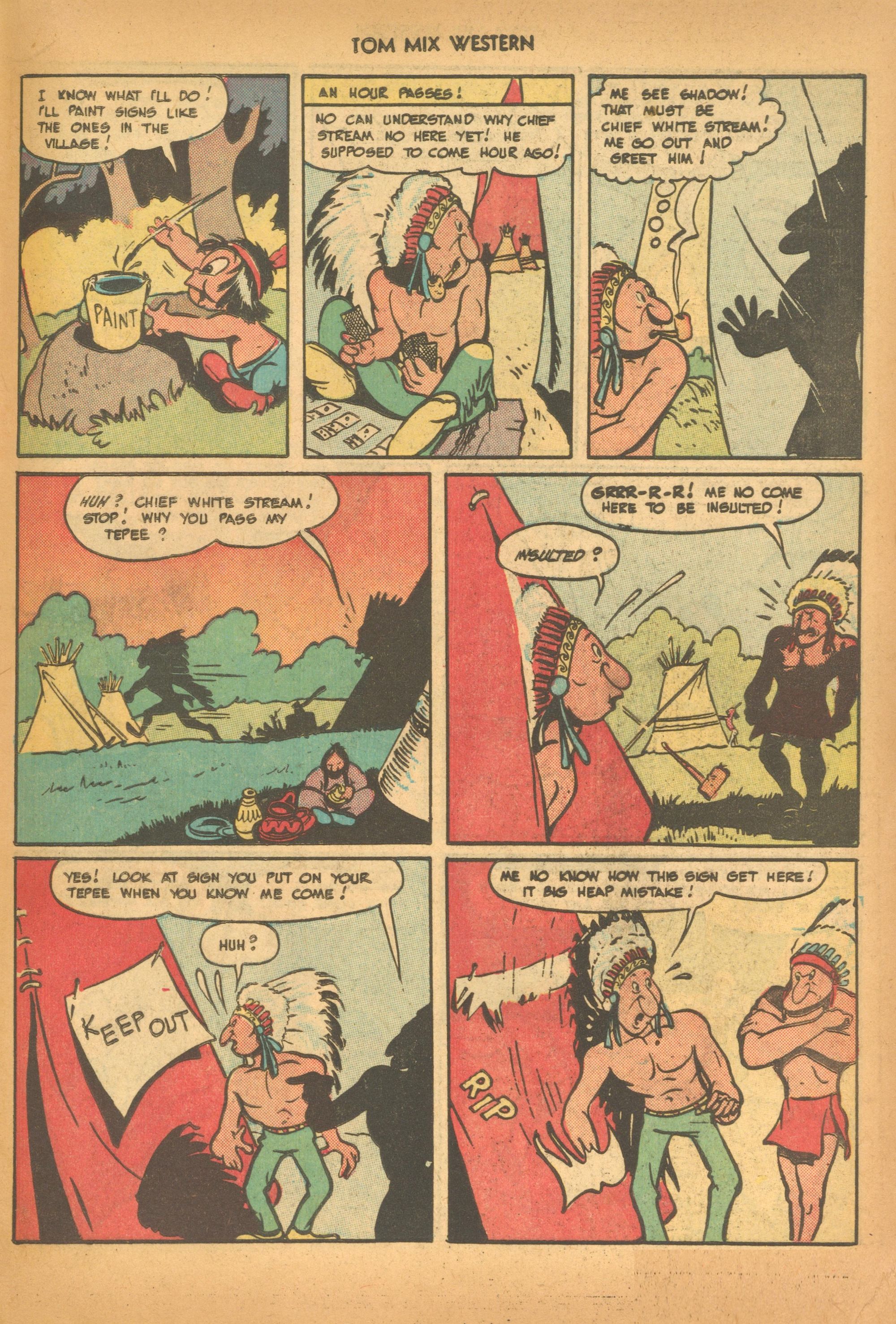 Read online Tom Mix Western (1948) comic -  Issue #19 - 27