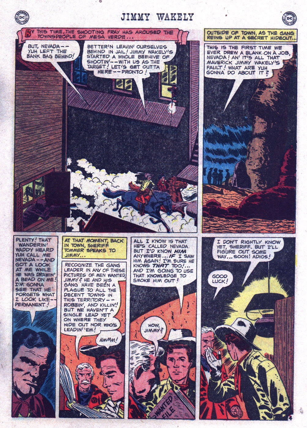 Read online Jimmy Wakely comic -  Issue #6 - 7