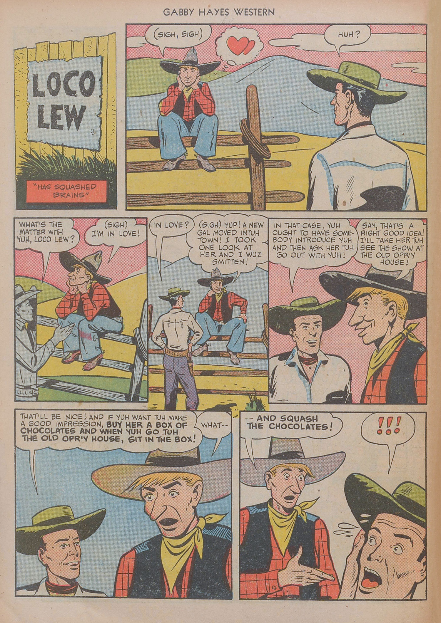 Read online Gabby Hayes Western comic -  Issue #20 - 34