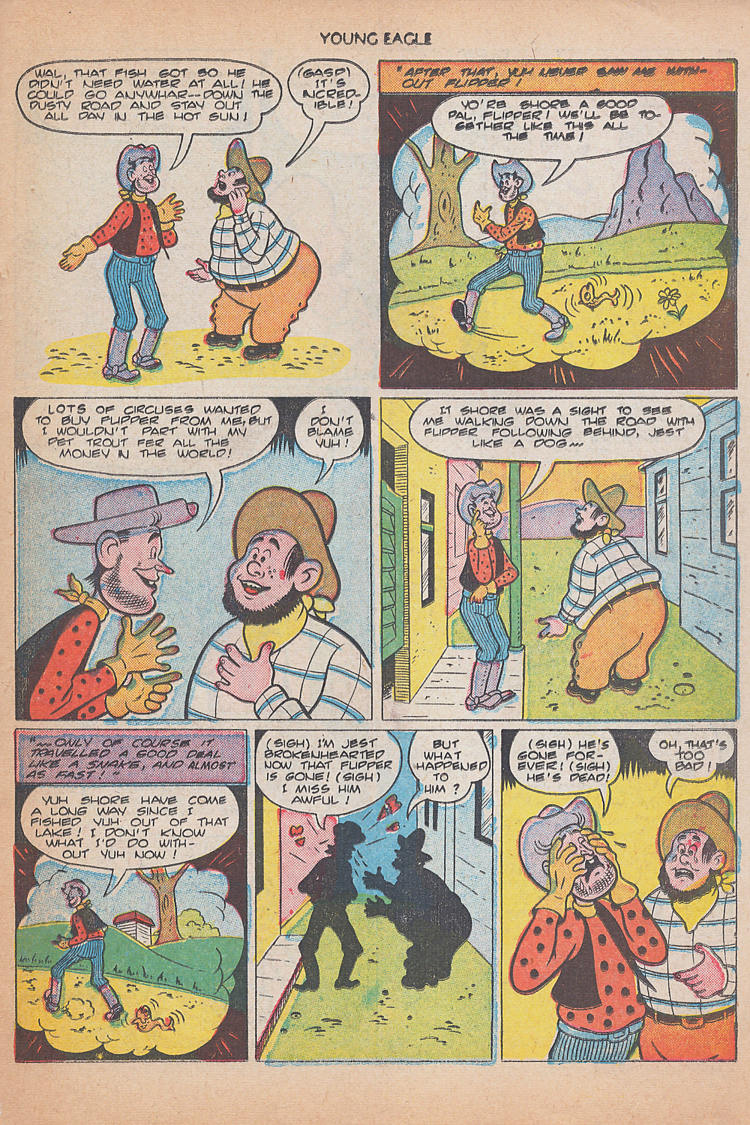 Read online Young Eagle comic -  Issue #3 - 19