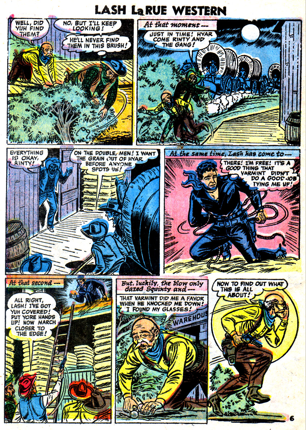 Read online Lash Larue Western (1949) comic -  Issue #59 - 32