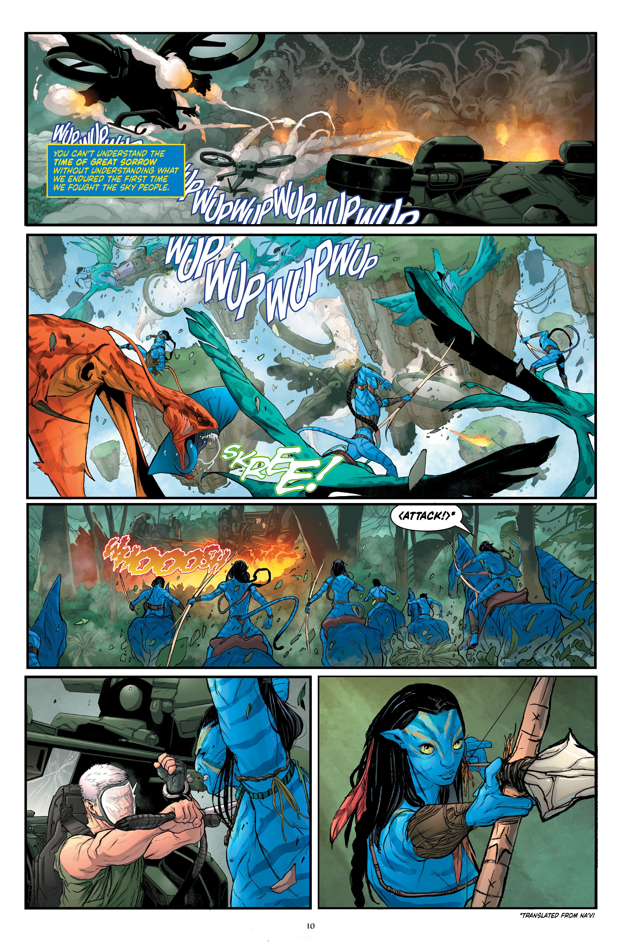 Read online Avatar: The High Ground comic -  Issue # _Library Edition (Part 1) - 12