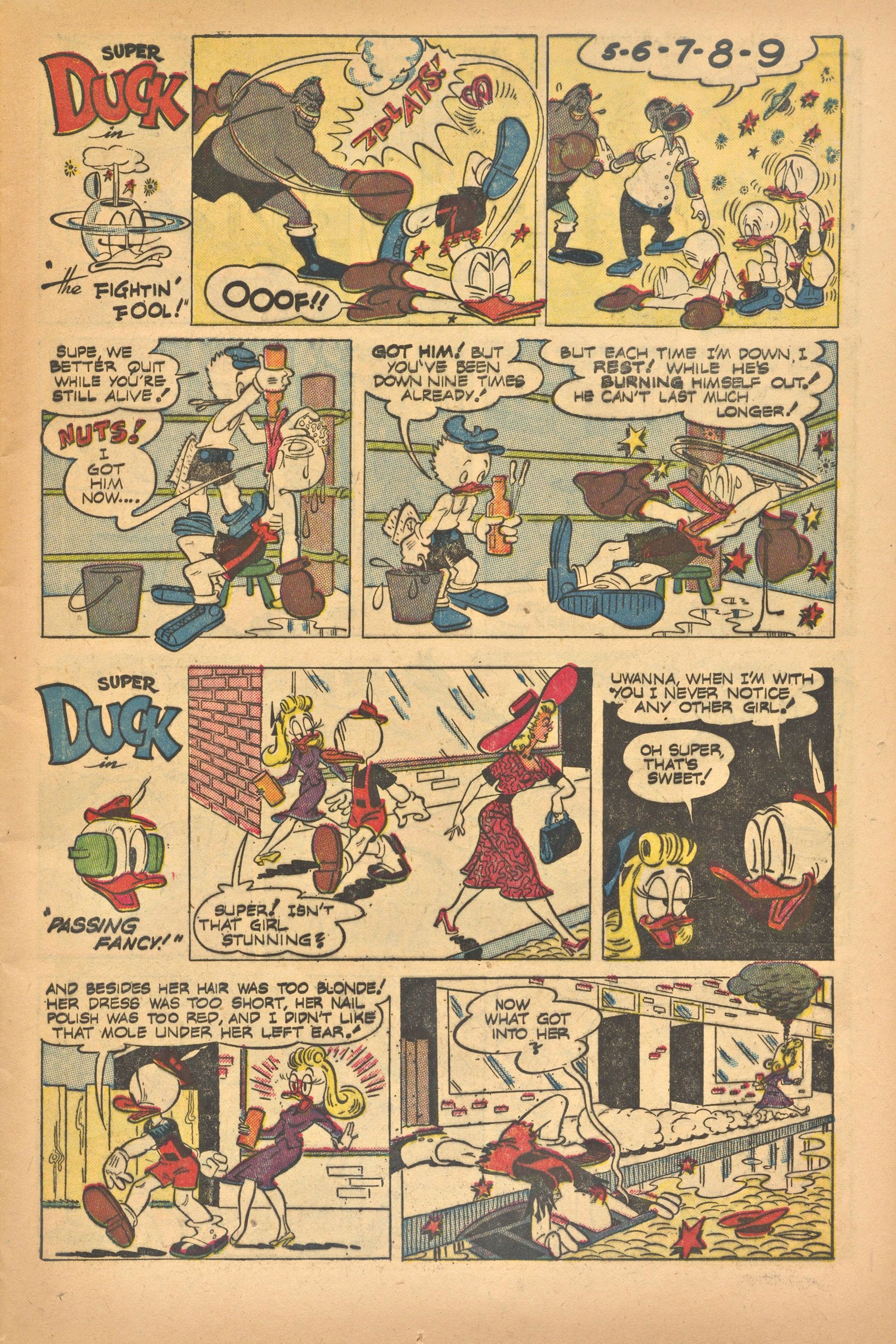Read online Super Duck Comics comic -  Issue #55 - 5