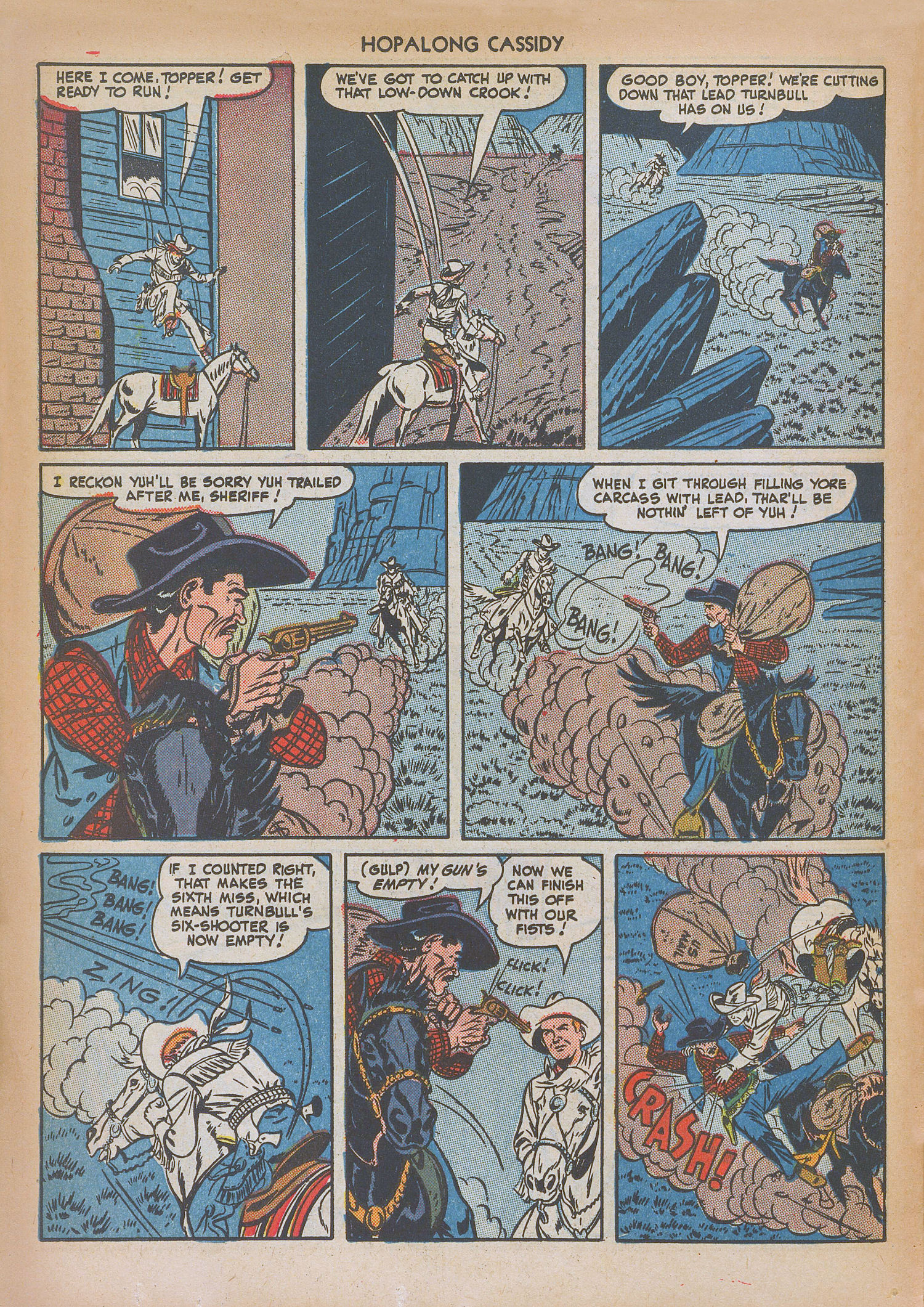 Read online Hopalong Cassidy comic -  Issue #36 - 22