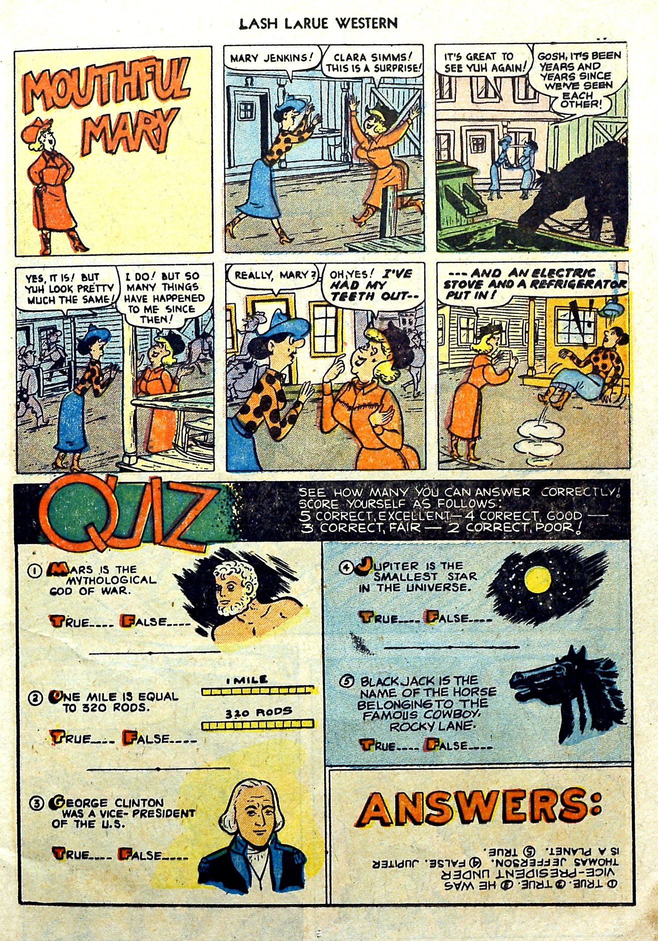 Read online Lash Larue Western (1949) comic -  Issue #57 - 13