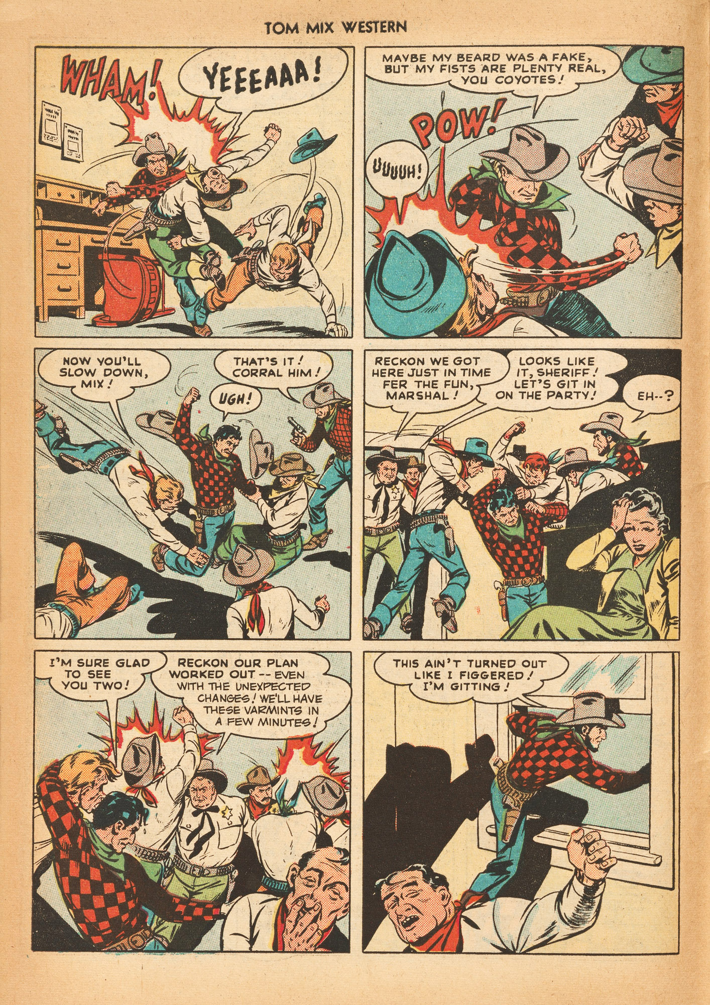 Read online Tom Mix Western (1948) comic -  Issue #15 - 10