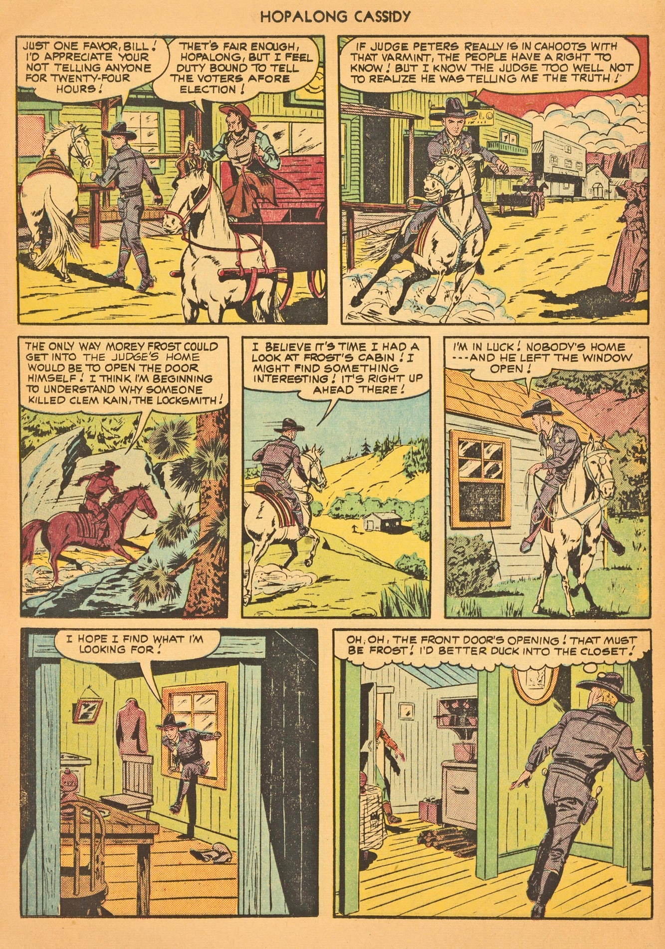 Read online Hopalong Cassidy comic -  Issue #50 - 24